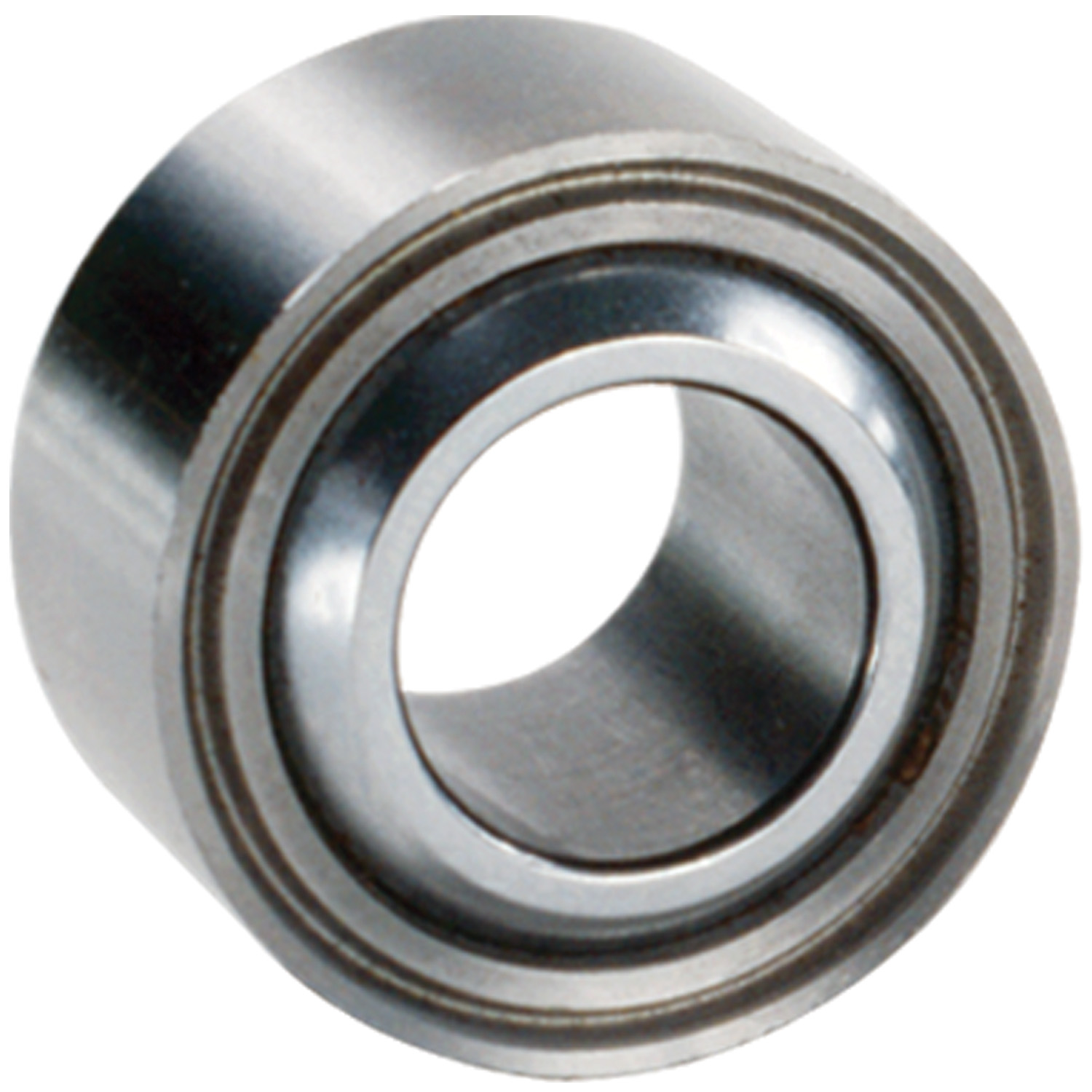 QA1 WPB8TG - WPB-TG Wide Series Bearing - 1/2in Bore - Grooved - Heat Treated Chrome Plated S.S. w/PTFE