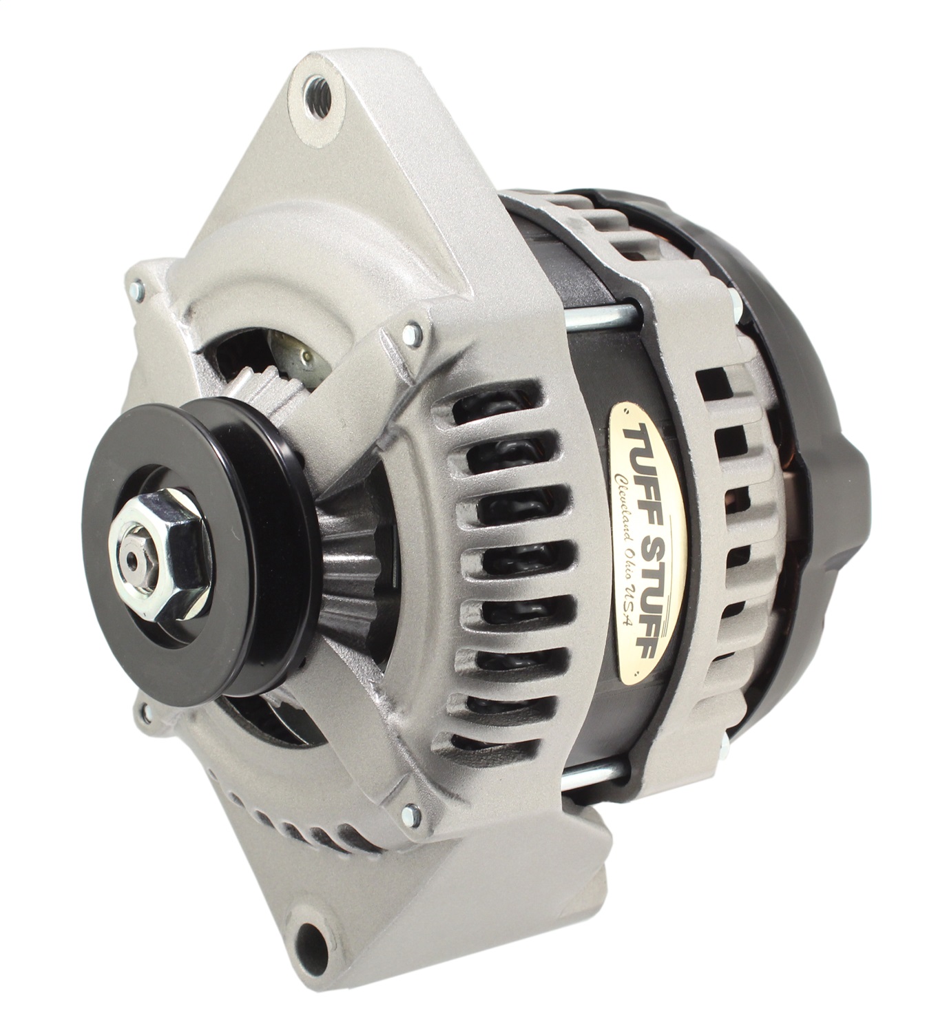 Tuff Stuff Performance Accessories 8441FC1G1W - 225 MAX AMP Alternator 1 Groove 1 Wire Cast