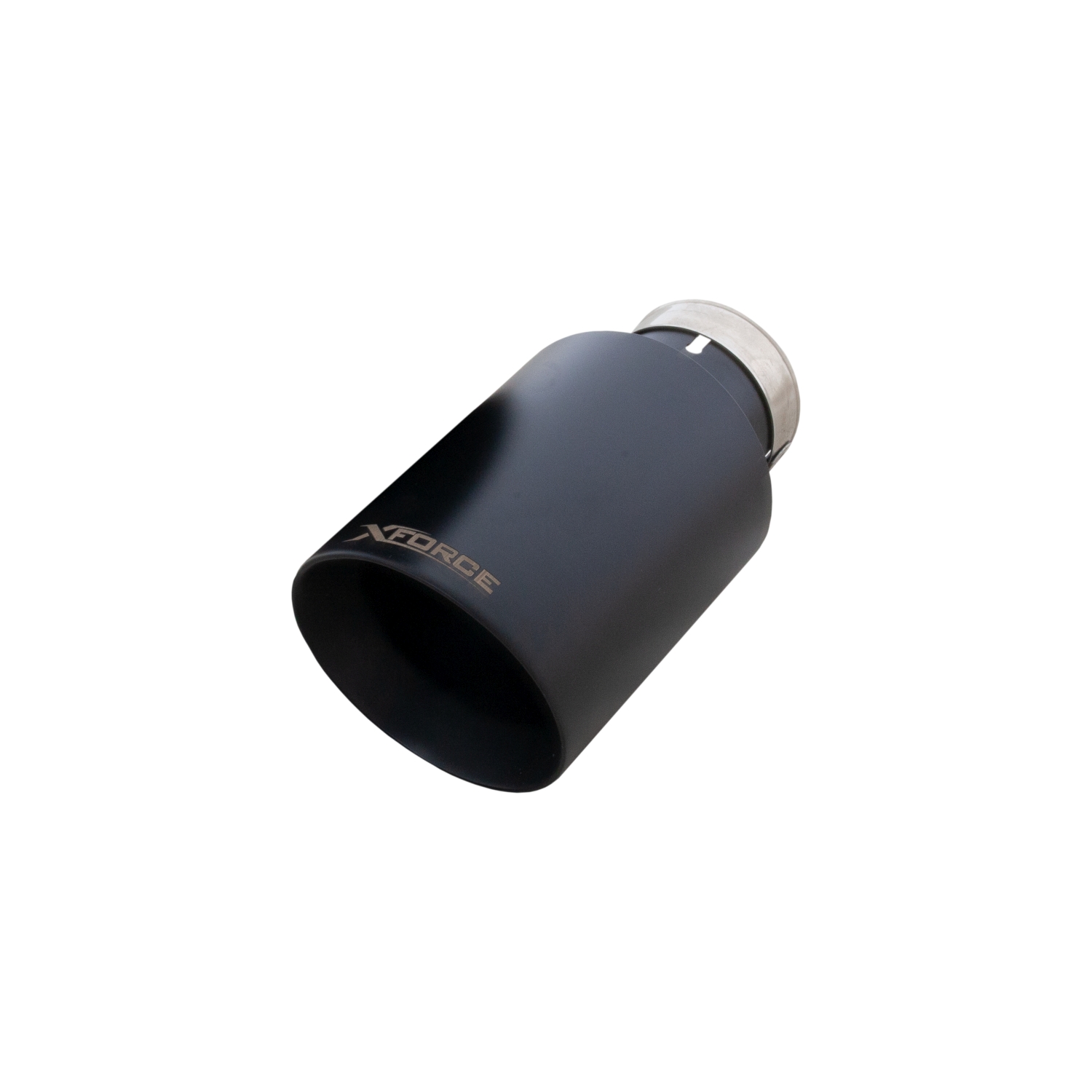 XFORCE ESFB21BLKTIP - Ford Bronco Matte Black Round Angle Cut Tip (Will fit  catback system only)