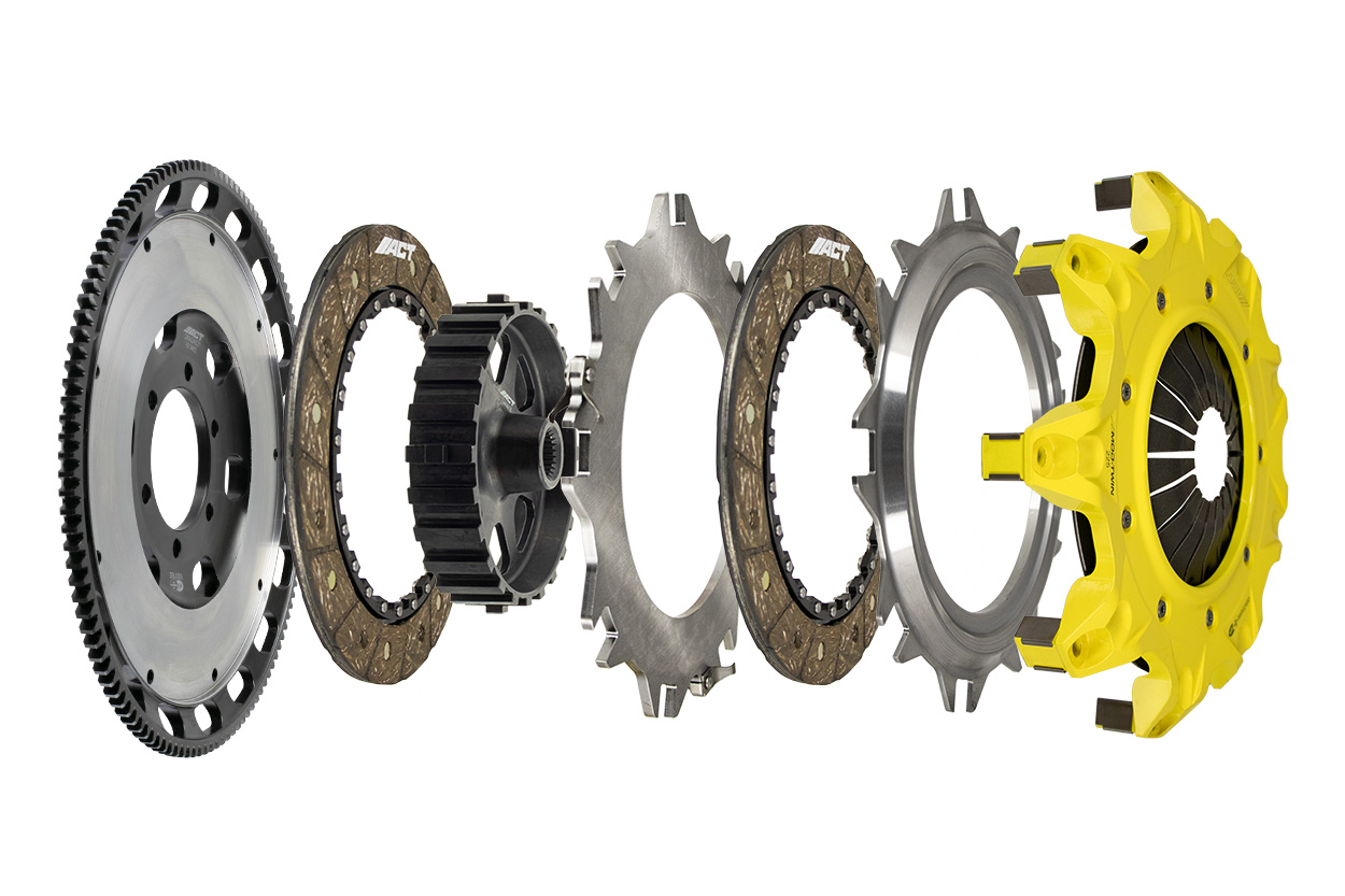 ACT T1S-MZ02 - 85-92 Mazda RX-7 FC Push Type Mod-Twin 225 HD Rigid Street Clutch Kit ACT T1S-MZ02 - 85-92 Mazda RX-7 FC Push Type Mod-Twin 225 HD Rigid Street Clutch Kit