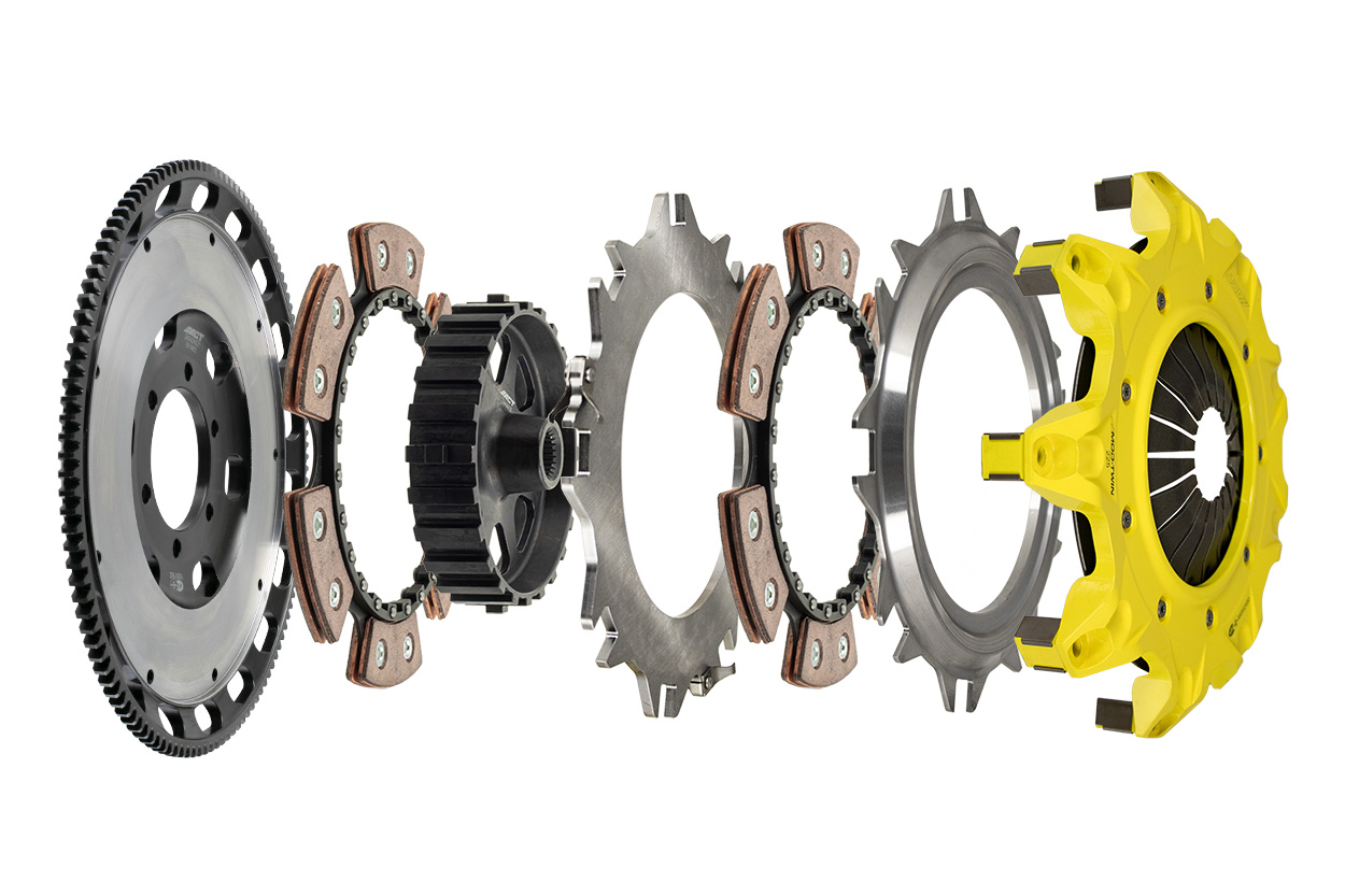 ACT T2R-MZ02 - 85-92 Mazda RX-7 FC Push Type Mod-Twin 225 XT Rigid Race Clutch Kit