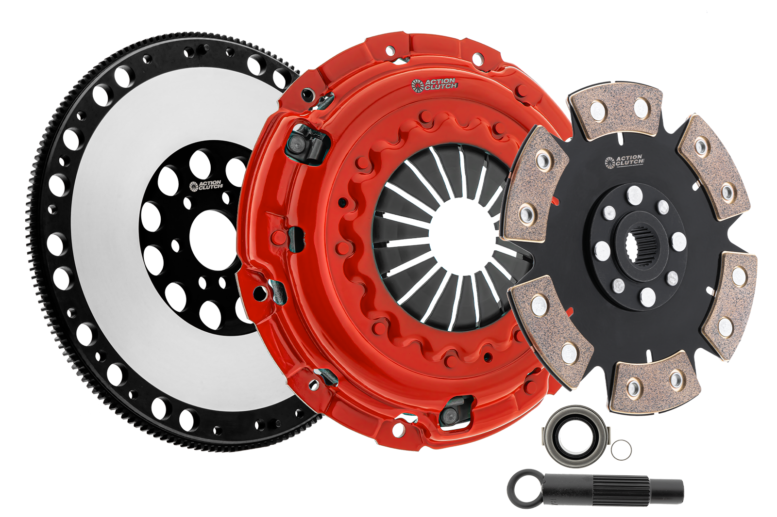 Action Clutch ACR-3282 - 99-04 Volkswagen Beetle 1.8L Turbo FWD Stage 4 Clutch Kit (1MD) w/Lightened Flywheel