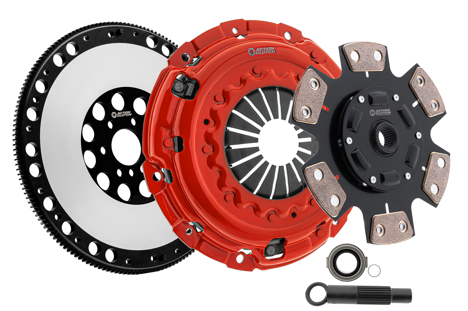 Action Clutch ACR-3273 - 00-06 Volkswagen Golf 1.8L Turbo FWD Stage 3 Clutch Kit (1MS) w/Lightened Flywheel Action Clutch ACR-3273 - 00-06 Volkswagen Golf 1.8L Turbo FWD Stage 3 Clutch Kit (1MS) w/Lightened Flywheel