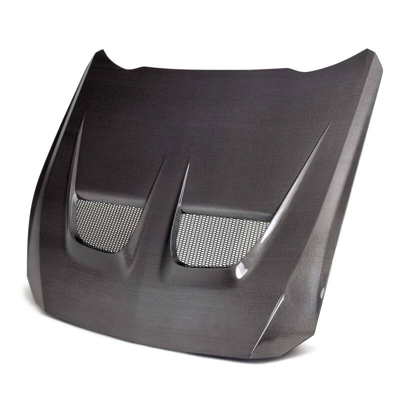 Anderson Composites AC-HD24FDMU-GTD-DS - 2024 Ford Mustang Type-GTD Double Sided Carbon Fiber Hood Anderson Composites AC-HD24FDMU-GTD-DS - 2024 Ford Mustang Type-GTD Double Sided Carbon Fiber Hood