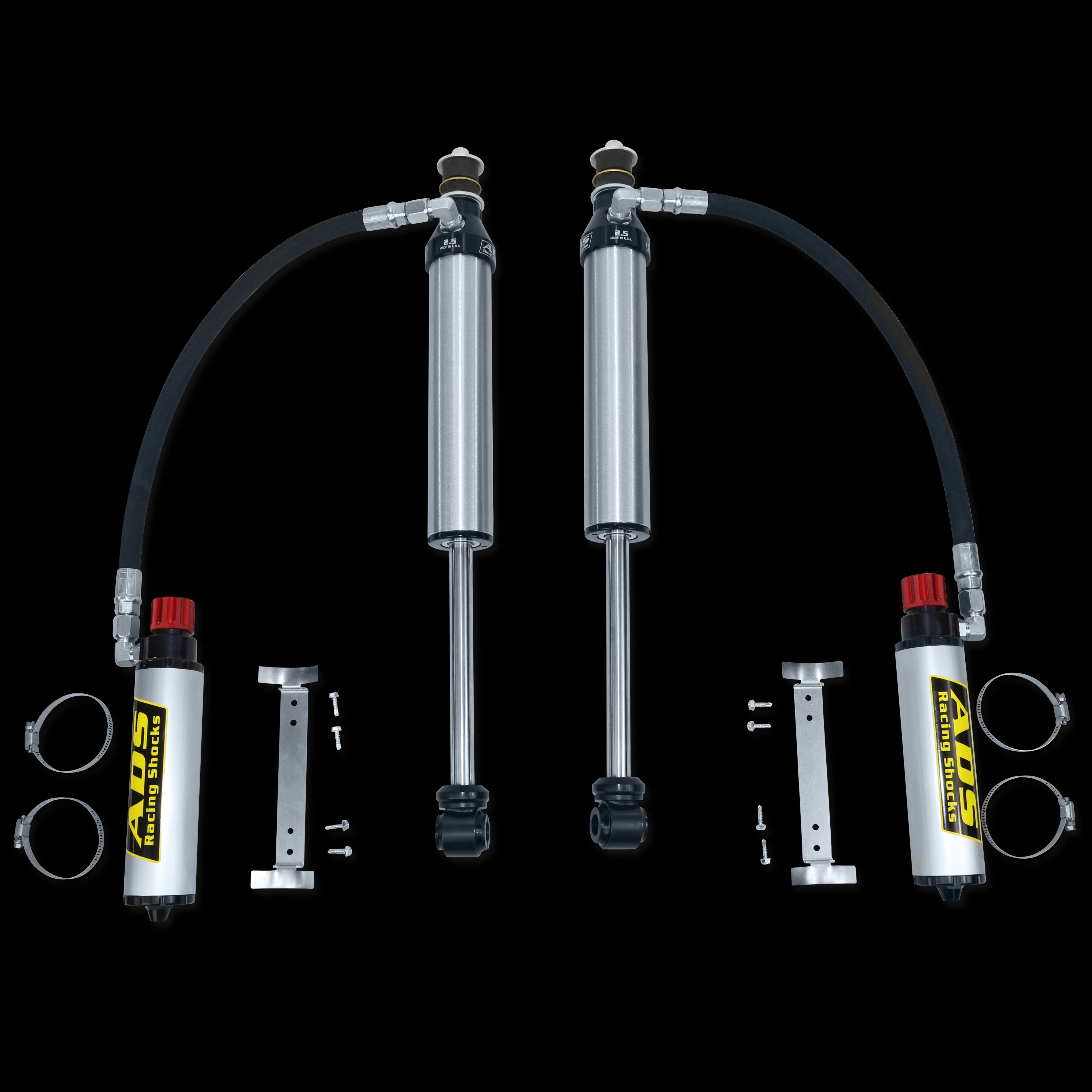 Arizona Desert Shocks 250-4RFJR-A00 - ADS Direct Fit 2.5" Adjustable Reservoir Race Shocks - Rear