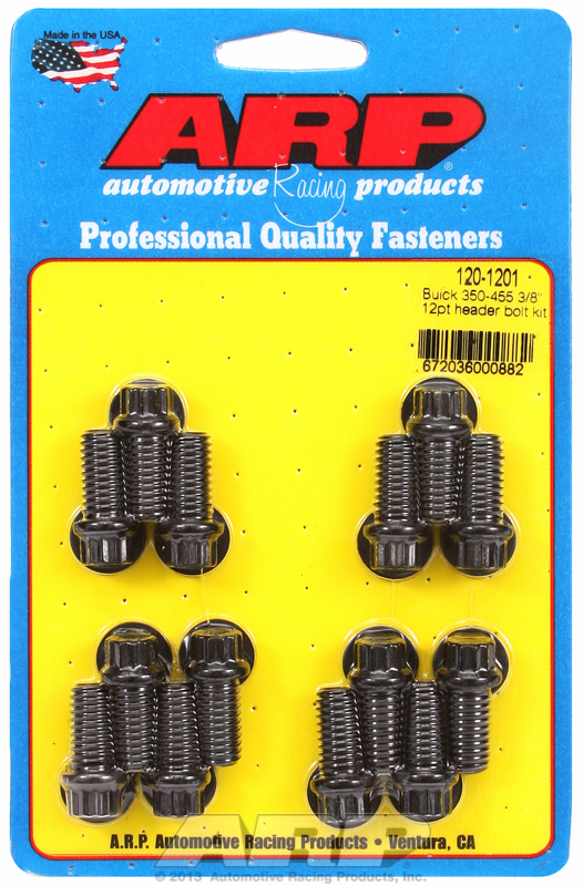 ARP 120-1201 - Buick 350-455 3/8in 12pt Header Bolt Kit ARP 120-1201 - Buick 350-455 3/8in 12pt Header Bolt Kit