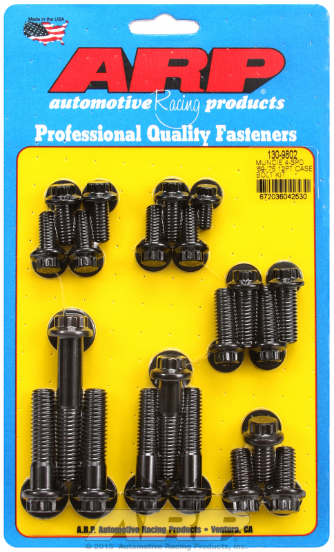 ARP 130-9802 - Muncie 4-spd '69-'75 12pt trans case bolt kit ARP 130-9802 - Muncie 4-spd '69-'75 12pt trans case bolt kit