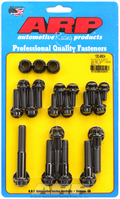 ARP 130-9804 - Muncie 4-spd '63-'68 12pt trans case bolt kit ARP 130-9804 - Muncie 4-spd '63-'68 12pt trans case bolt kit