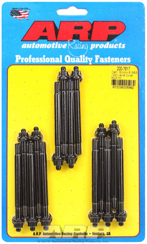 ARP 200-7617 - Dart Brodix & B&B 12pt valve cover stud kit