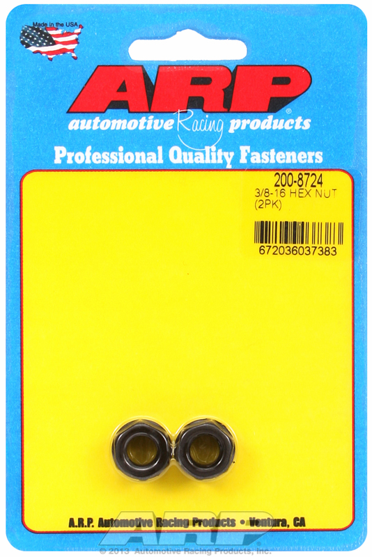 ARP 200-8724 - 3/8-16 black hex nut kit