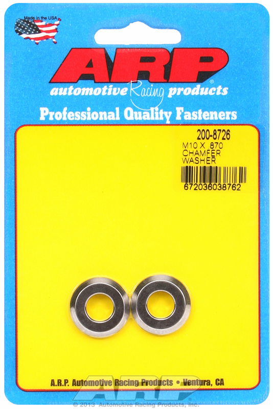 ARP 200-8726 - M10 ID .870 OD chamfer SS washers