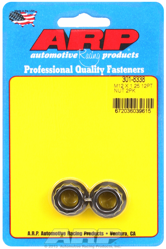 ARP 301-8338 - M12 X 1.25 12pt nut kit