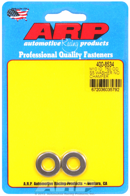 ARP 400-8534 - M10ID .750OD SS no chamfer washers