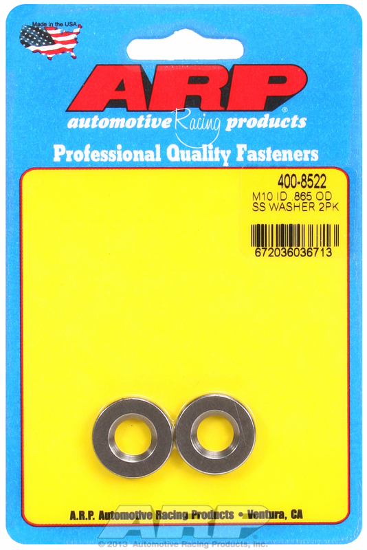 ARP 400-8522 - M10 ID .865 OD SS washers ARP 400-8522 - M10 ID .865 OD SS washers