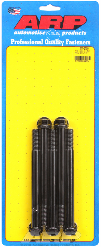 ARP 617-5750 - 1/2-13 x 5.750 hex black oxide bolts