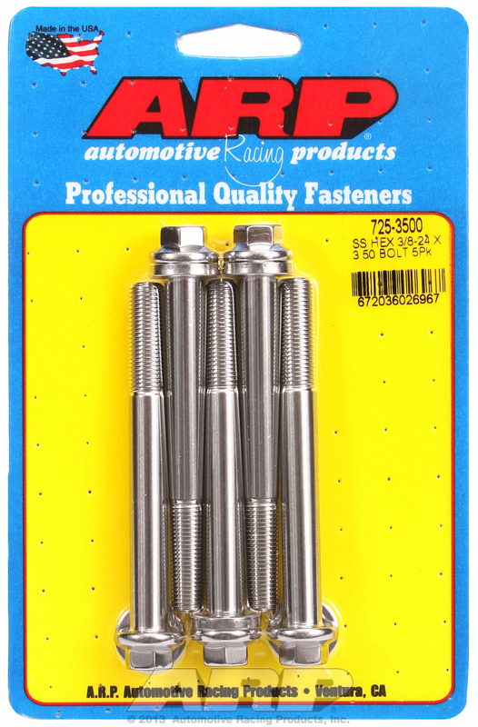 ARP 725-3500 - 3/8-24 x 3.500 hex 7/16 wrenching SS bolts