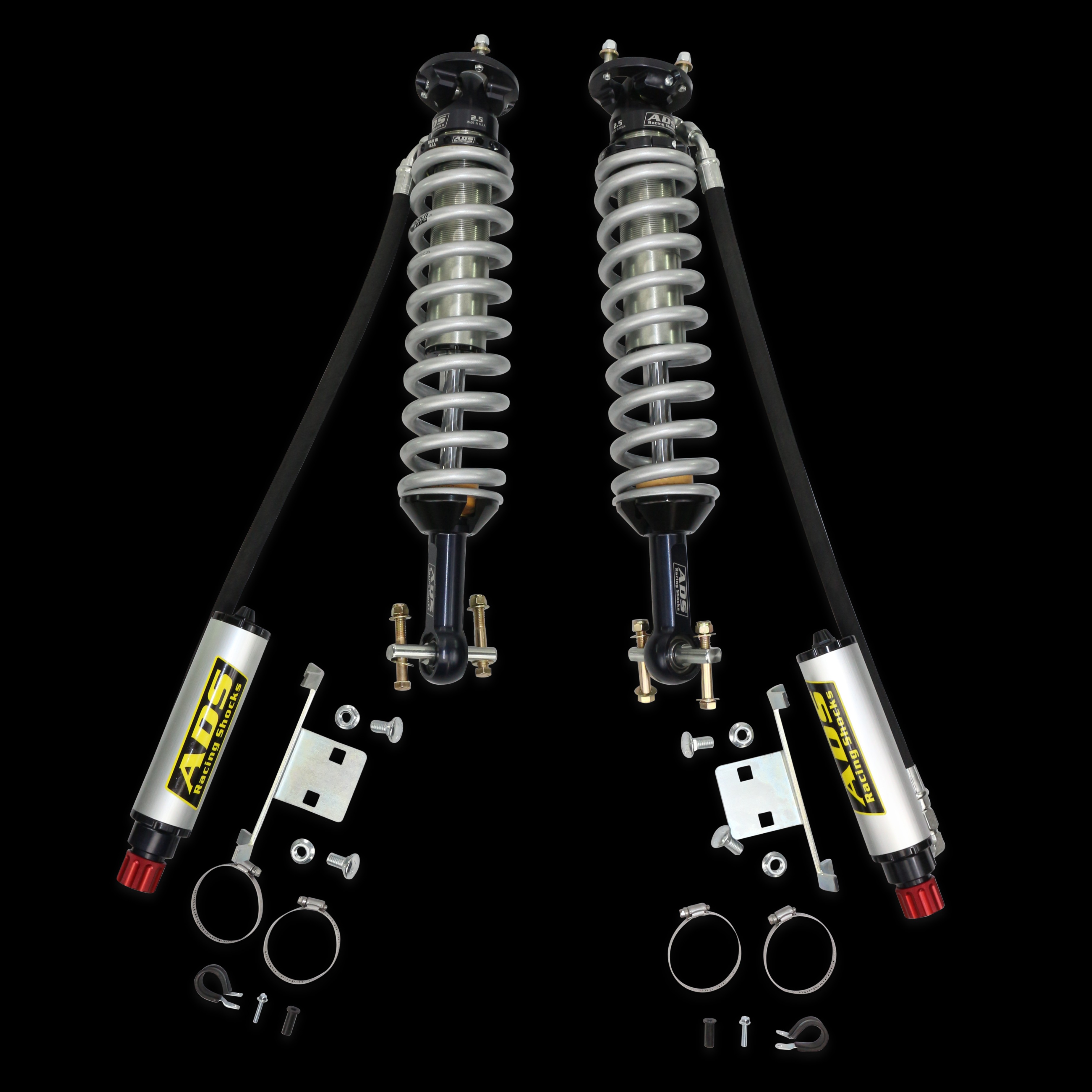 Arizona Desert Shocks 250-BR0F2-A00 - ADS Direct Fit 2.5" Adjustable Reservoir Race Coilovers - Front