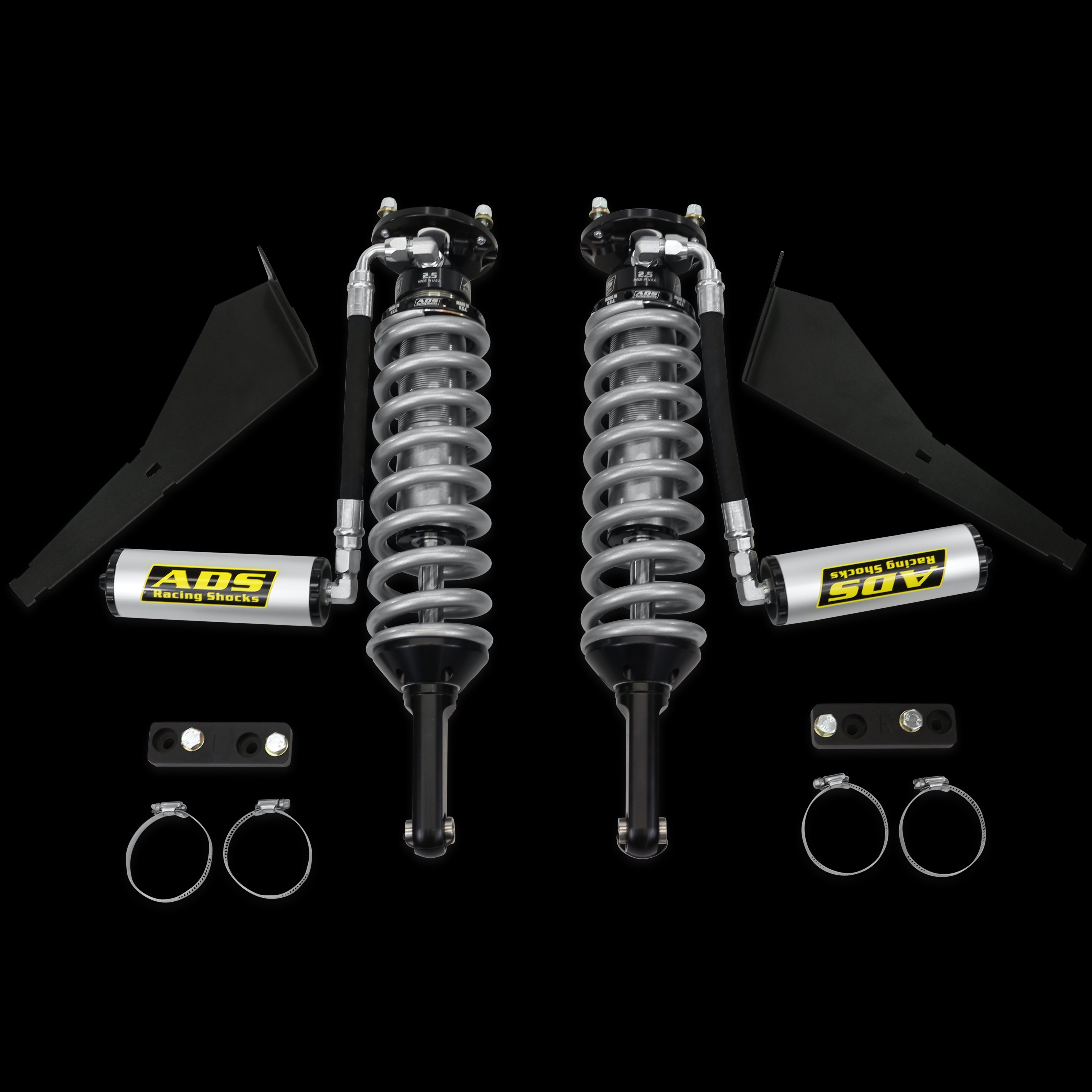 Arizona Desert Shocks 250-T4006-060-4RN - ADS Direct Fit 2.5" Reservoir Race Coilovers - Front