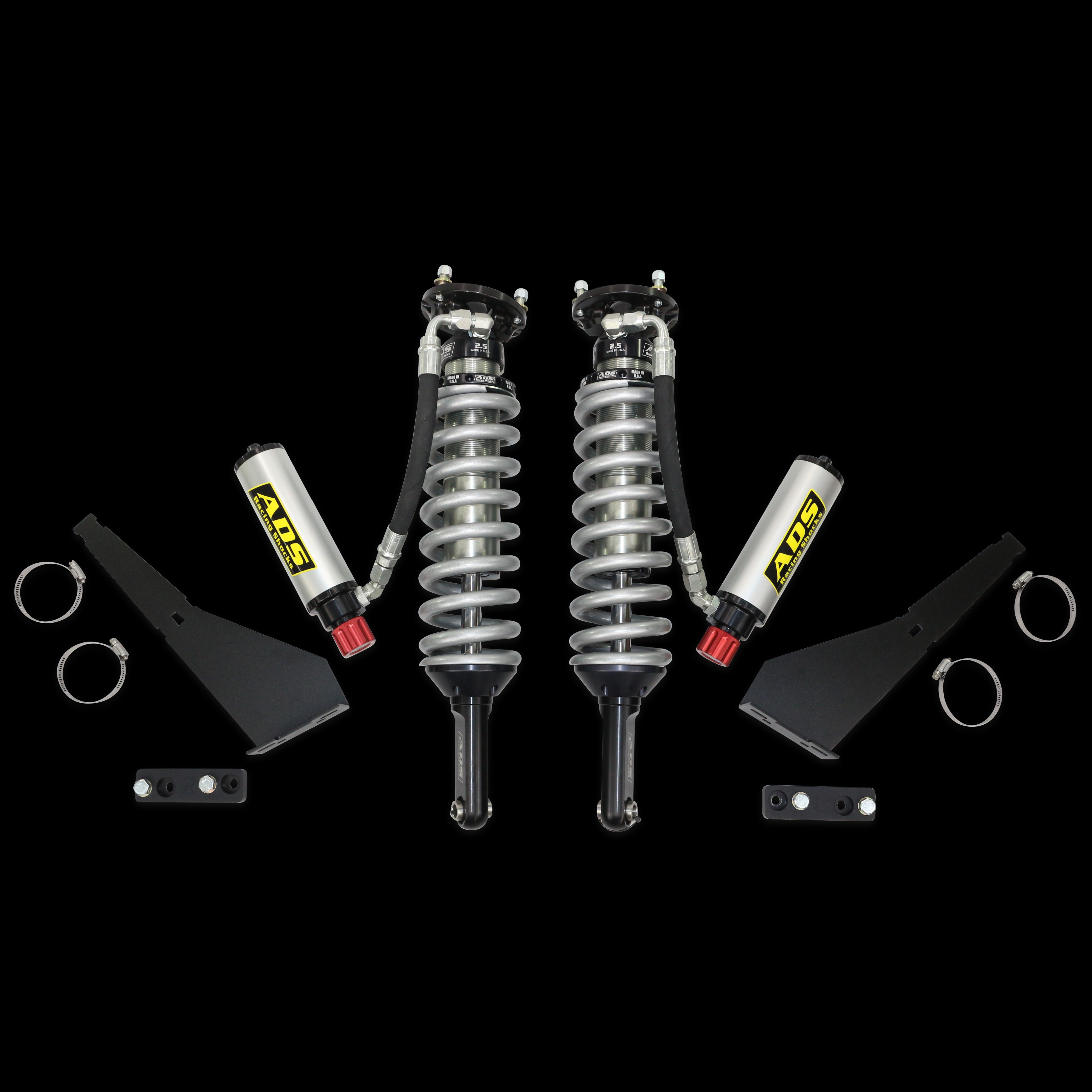 Arizona Desert Shocks 250-T4006-A70 - ADS Direct Fit 2.5" Adjustable Reservoir Race Coilovers - Front