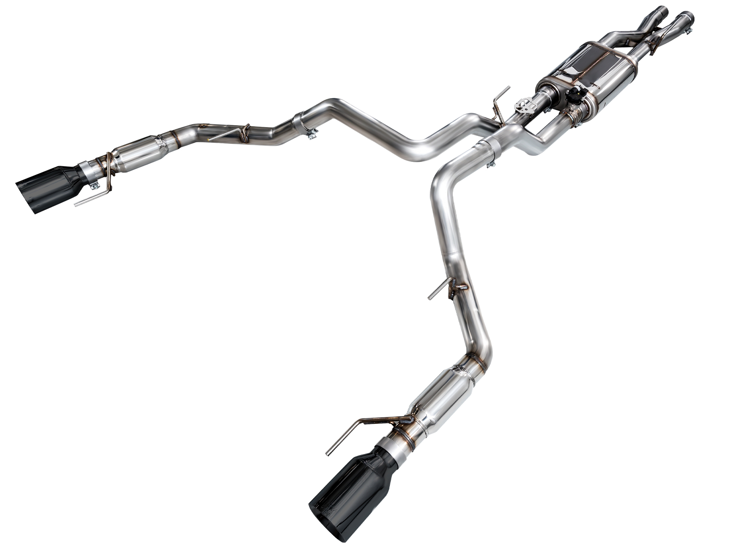 AWE 3025-33356 - Gen 3 Ford Raptor SwitchPath Exhaust  - Diamond Black Tips
