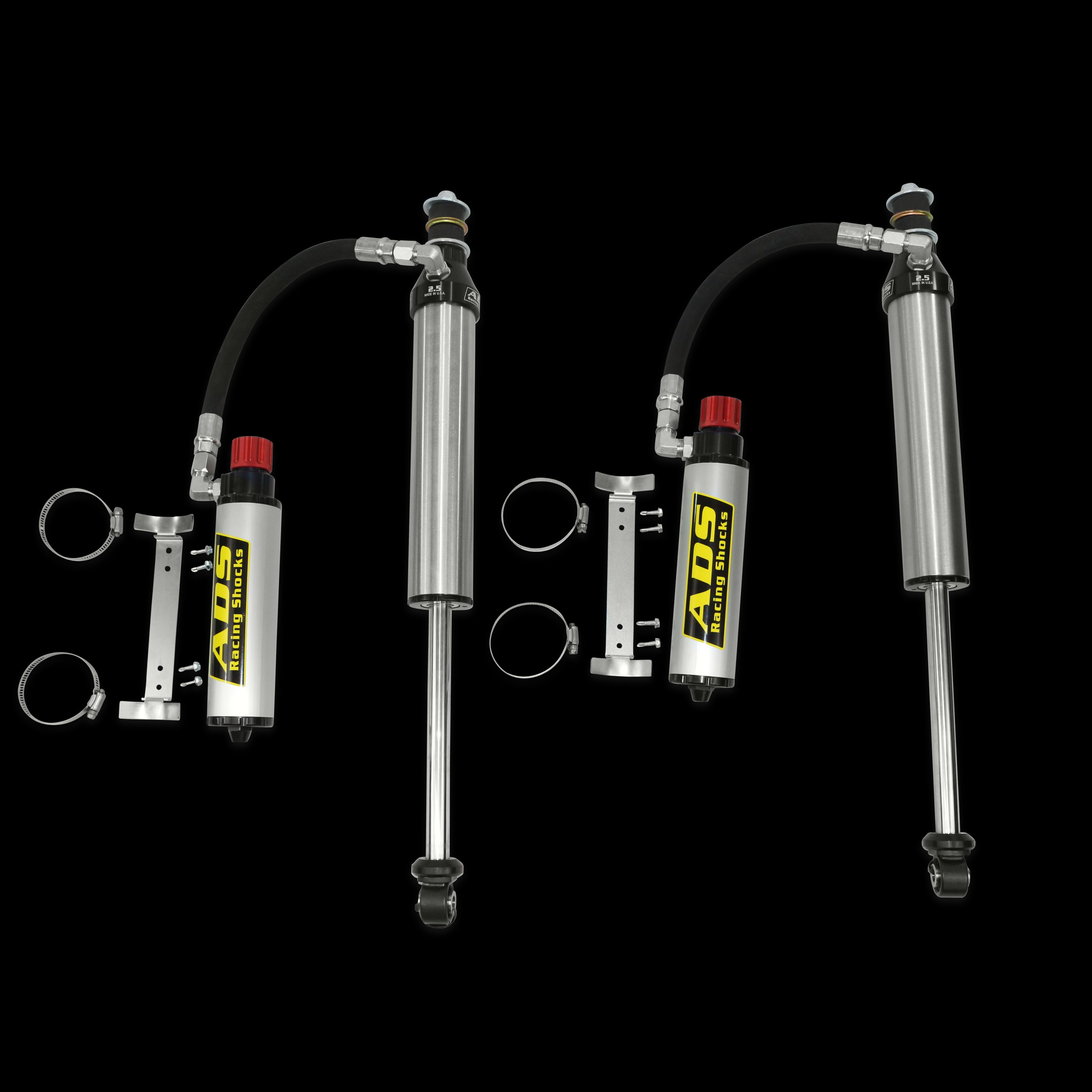 Arizona Desert Shocks 250-T4010-A00 - ADS Direct Fit 2.5" Adjustable Reservoir Race Shocks - Rear