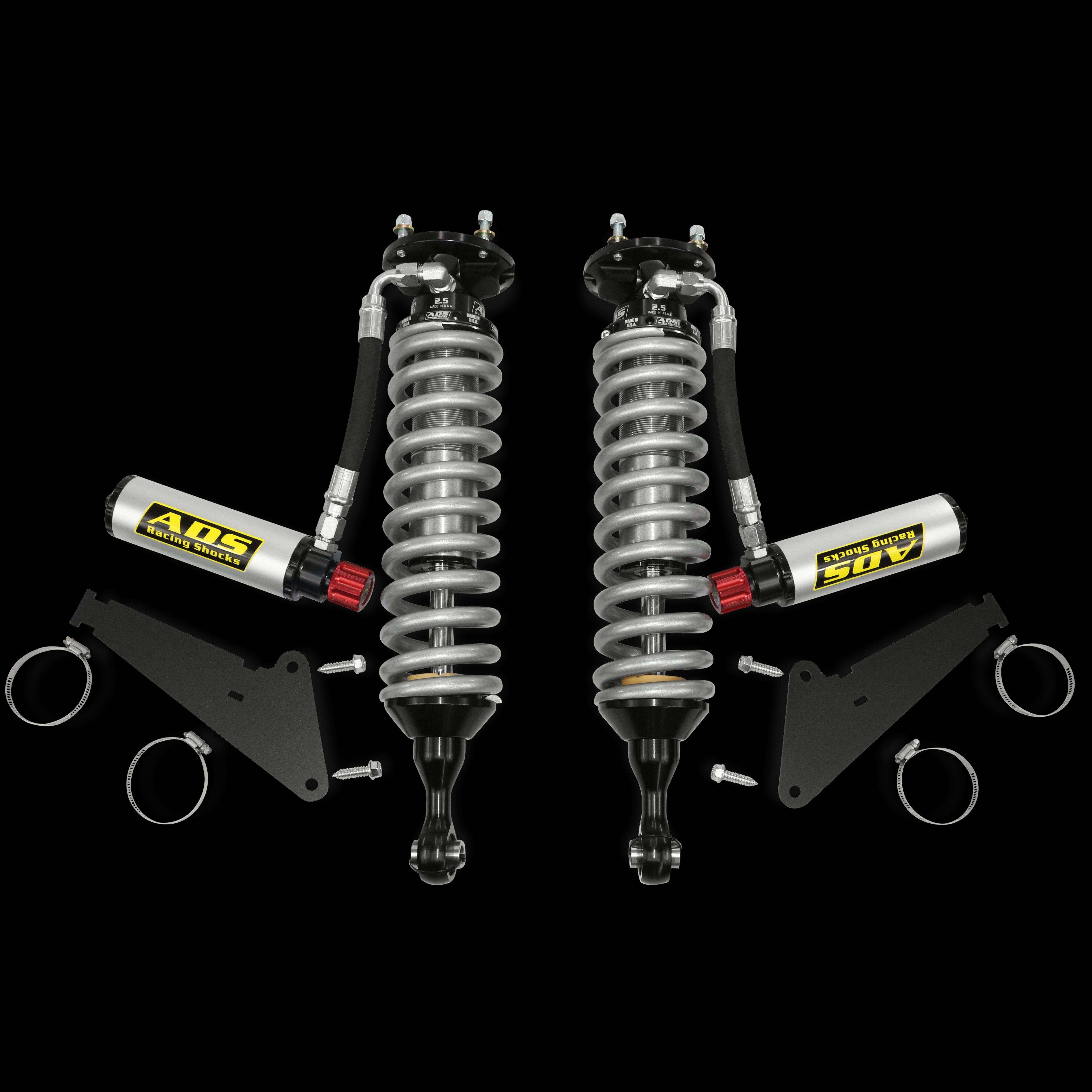 Arizona Desert Shocks 250-TN220-A55 - ADS Direct Fit 2.5" Adjustable Reservoir Race Coilovers - Front