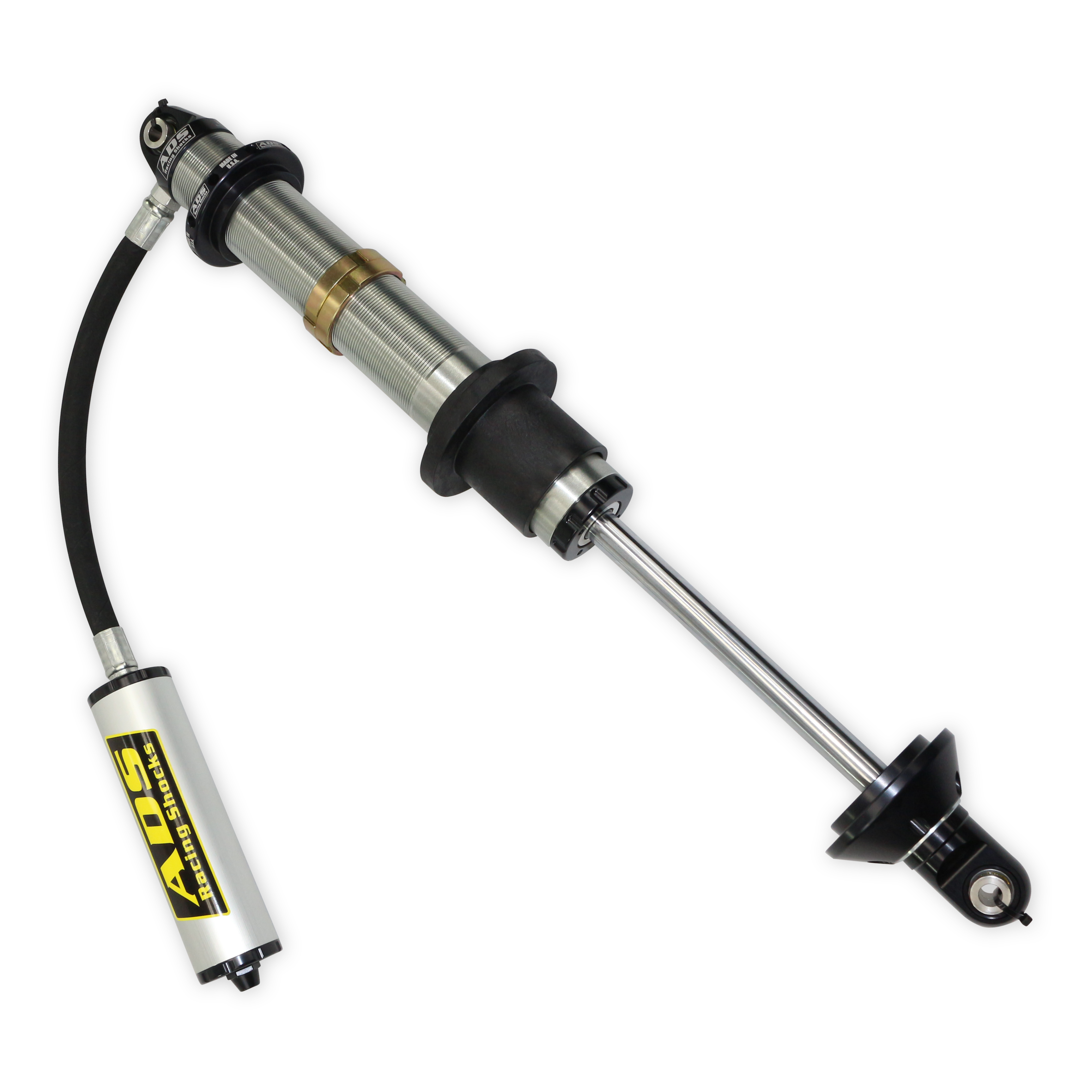 Arizona Desert Shocks 250-COS08-0A9 - ADS Race 2.5" Adjustable Reservoir Coilover - 90 Degree