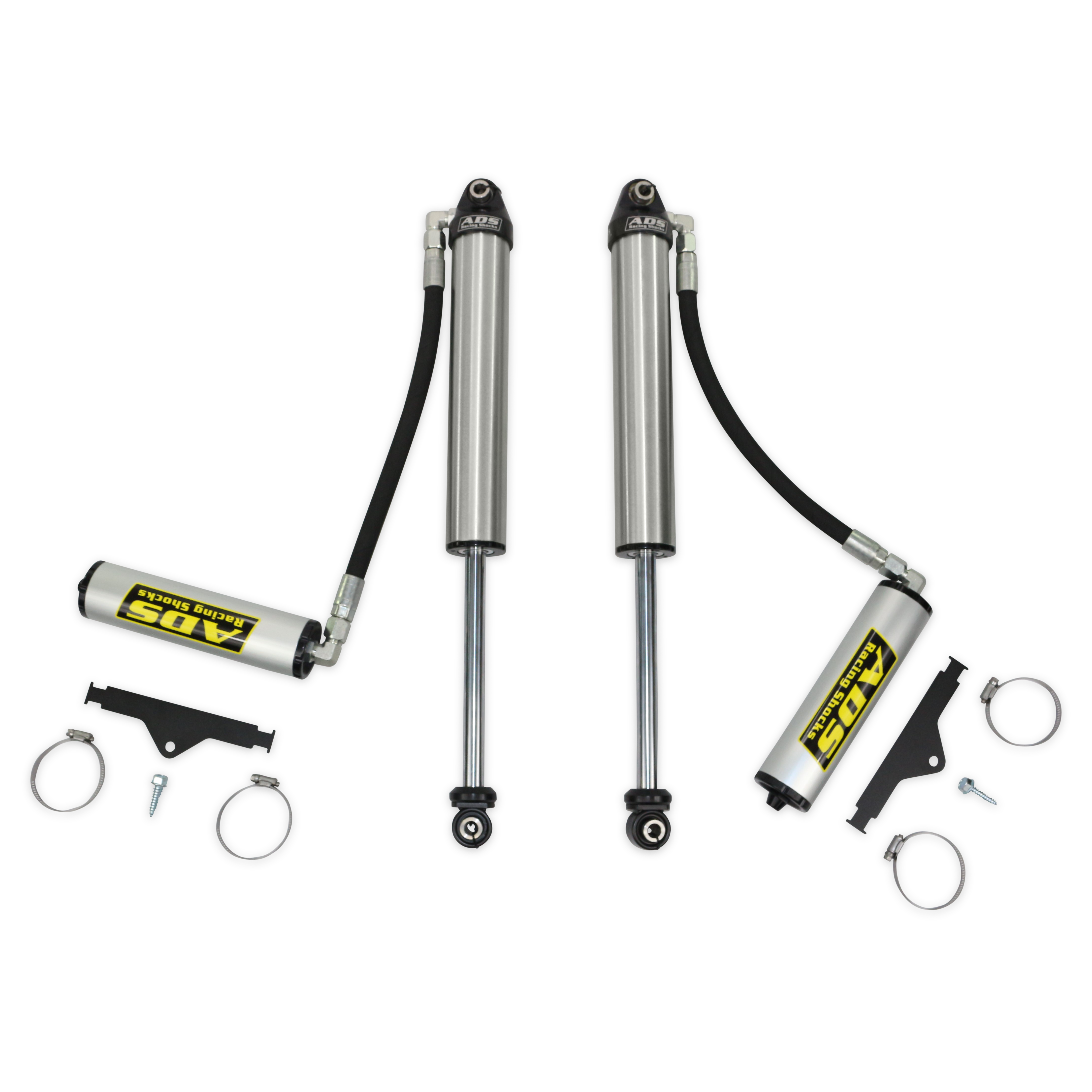 Arizona Desert Shocks 250-SBX12-900 - ADS Race 2.5" Short Smooth Body Remote Reservoir Shock - 90 Degree
