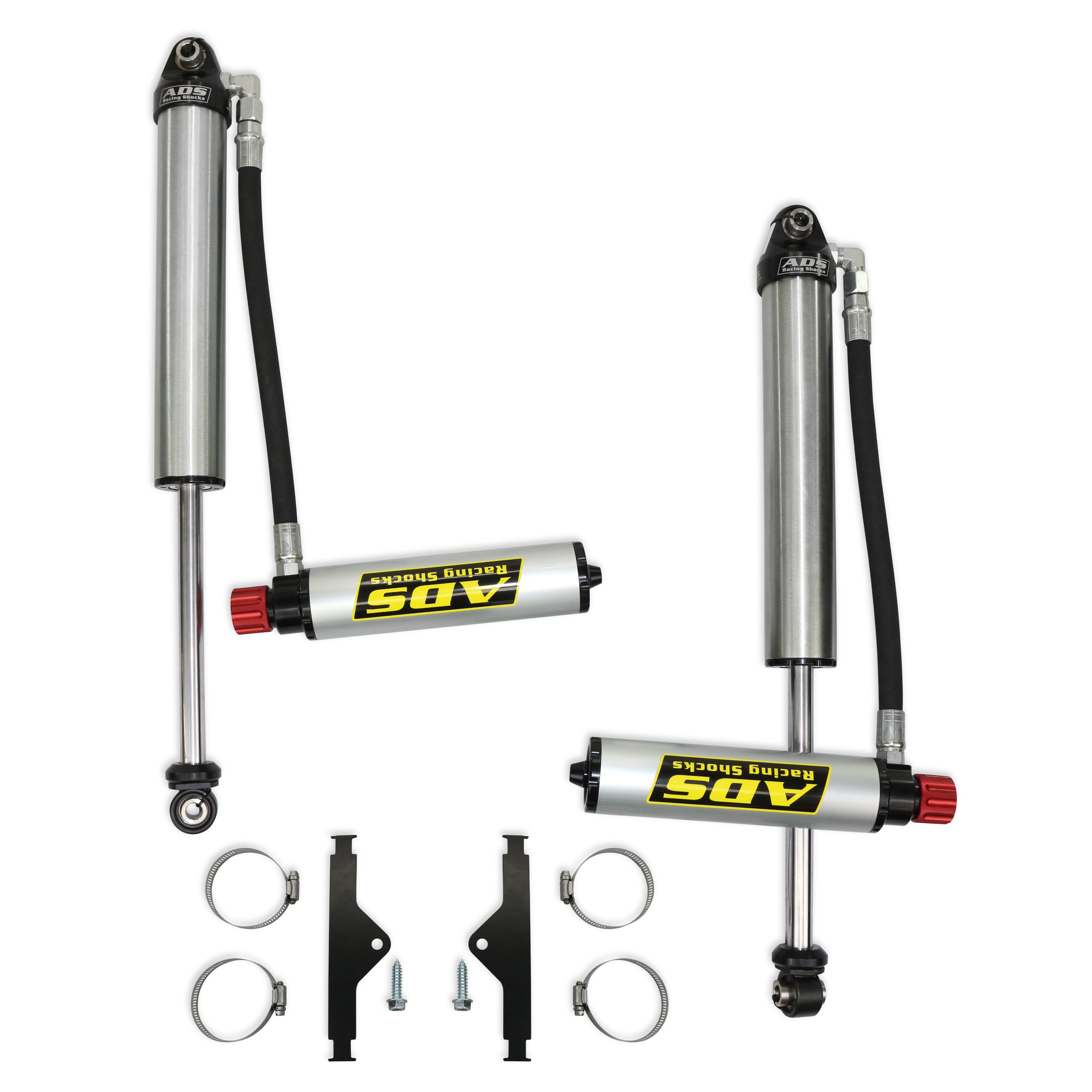 Arizona Desert Shocks 250-SBX82-900 - ADS Race 2.5" Short Smooth Body Remote Reservoir Shock - 90 Degree