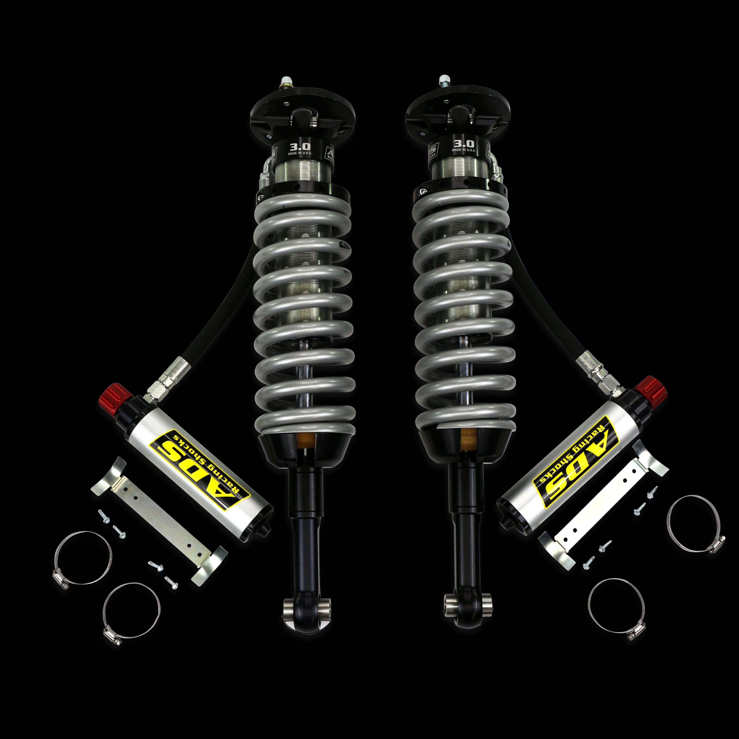 Arizona Desert Shocks 300-10RTF-A00 - ADS Direct Fit 3.0" Adjustable Reservoir Race Coilovers - Front