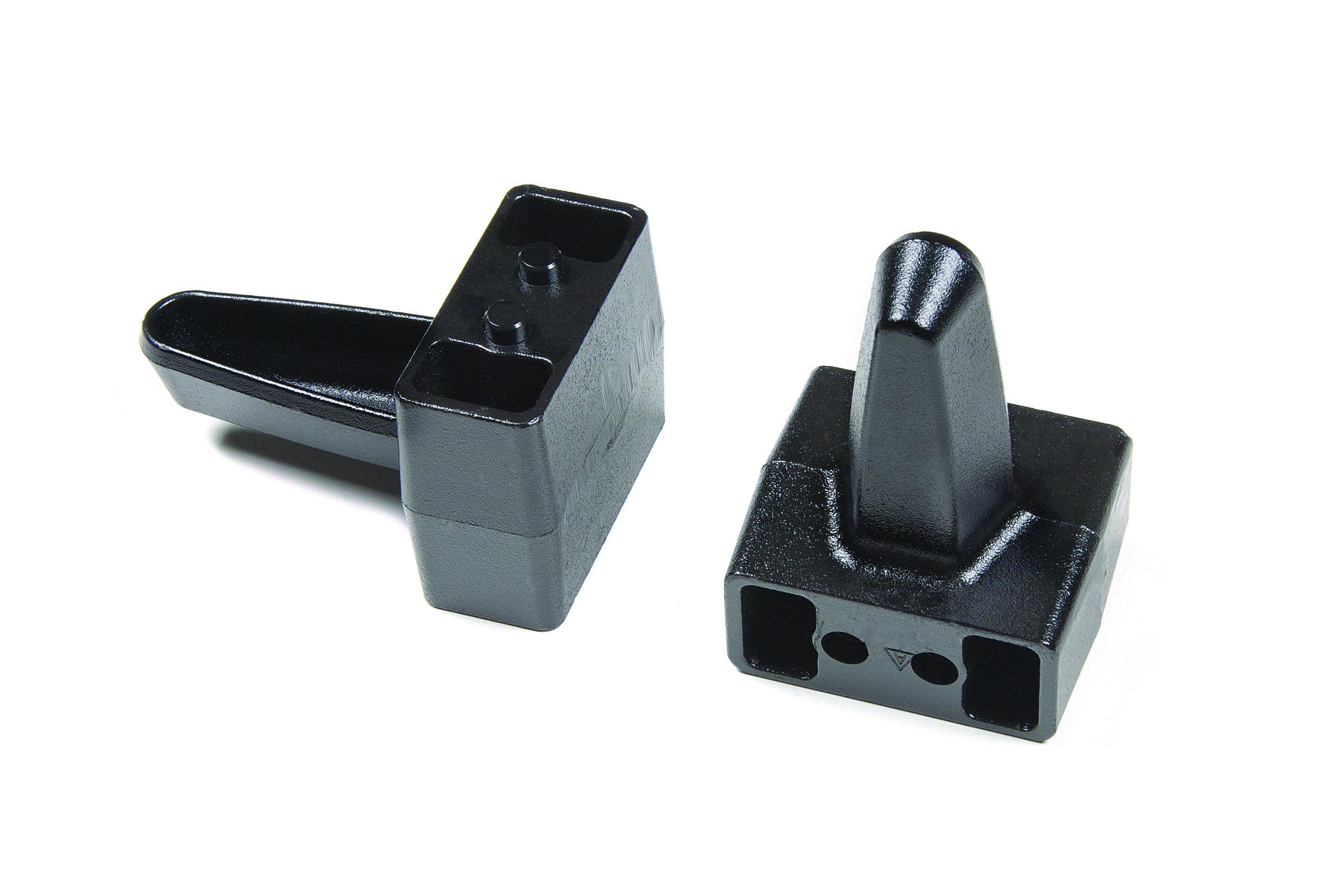 BDS Suspension BDS069527 - Rear Lift Blocks w/ Wing - Steel - 5 Inch Lift - Universal Fitment