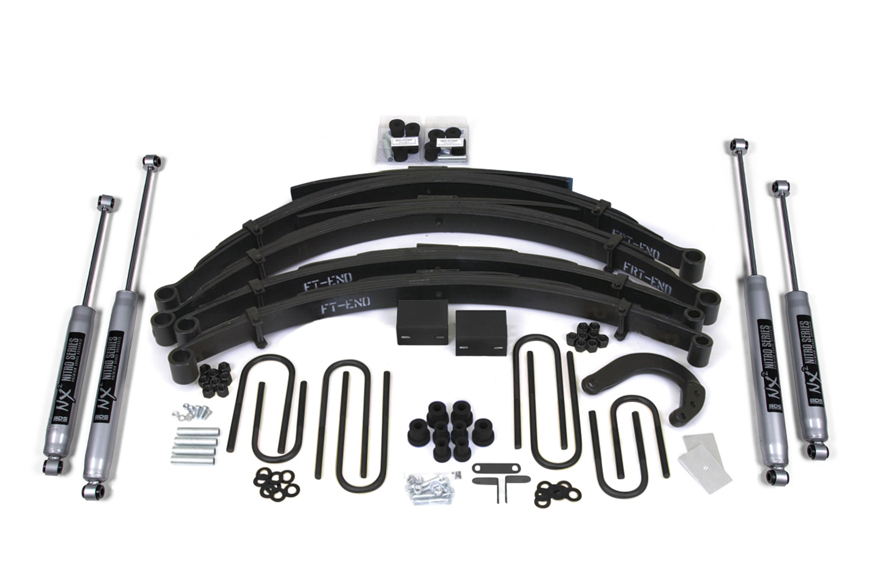 BDS Suspension BDS114H - 4 Inch Lift Kit Rear Leaf Springs Chevy/GMC 3/4 Ton Truck/Suburban 73-76 4WD With NX2 Shocks BDS Suspension BDS114H - 4 Inch Lift Kit Rear Leaf Springs Chevy/GMC 3/4 Ton Truck/Suburban 73-76 4WD With NX2 Shocks