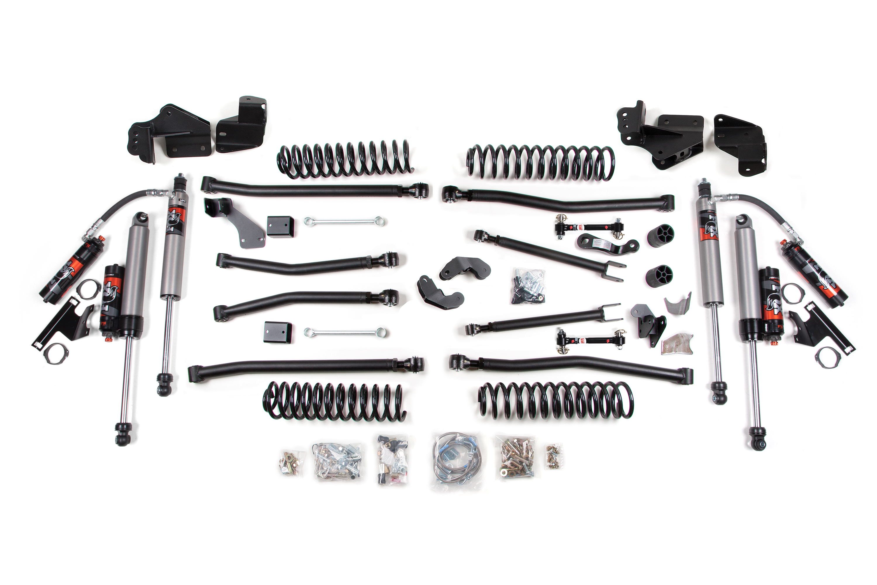 BDS Suspension BDS1407FPE - 4.5 Inch Lift Kit Long Arm Jeep Wrangler JK 07-18 4-Door Fox 2.5 Performance Elite Shocks BDS Suspension BDS1407FPE - 4.5 Inch Lift Kit Long Arm Jeep Wrangler JK 07-18 4-Door Fox 2.5 Performance Elite Shocks