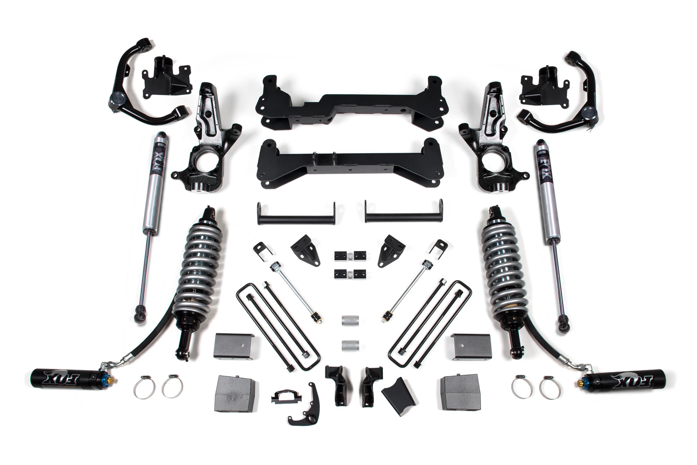 BDS Suspension BDS149FDSC - 7 Inch Lift Kit FOX 2.5 Coil-Over Conversion Silverado/Sierra 2500HD 01-10 2WD Carrier Above Crossmember Fox 2.5 Performance Shocks BDS Suspension BDS149FDSC - 7 Inch Lift Kit FOX 2.5 Coil-Over Conversion Silverado/Sierra 2500HD 01-10 2WD Carrier Above Crossmember Fox 2.5 Performance Shocks