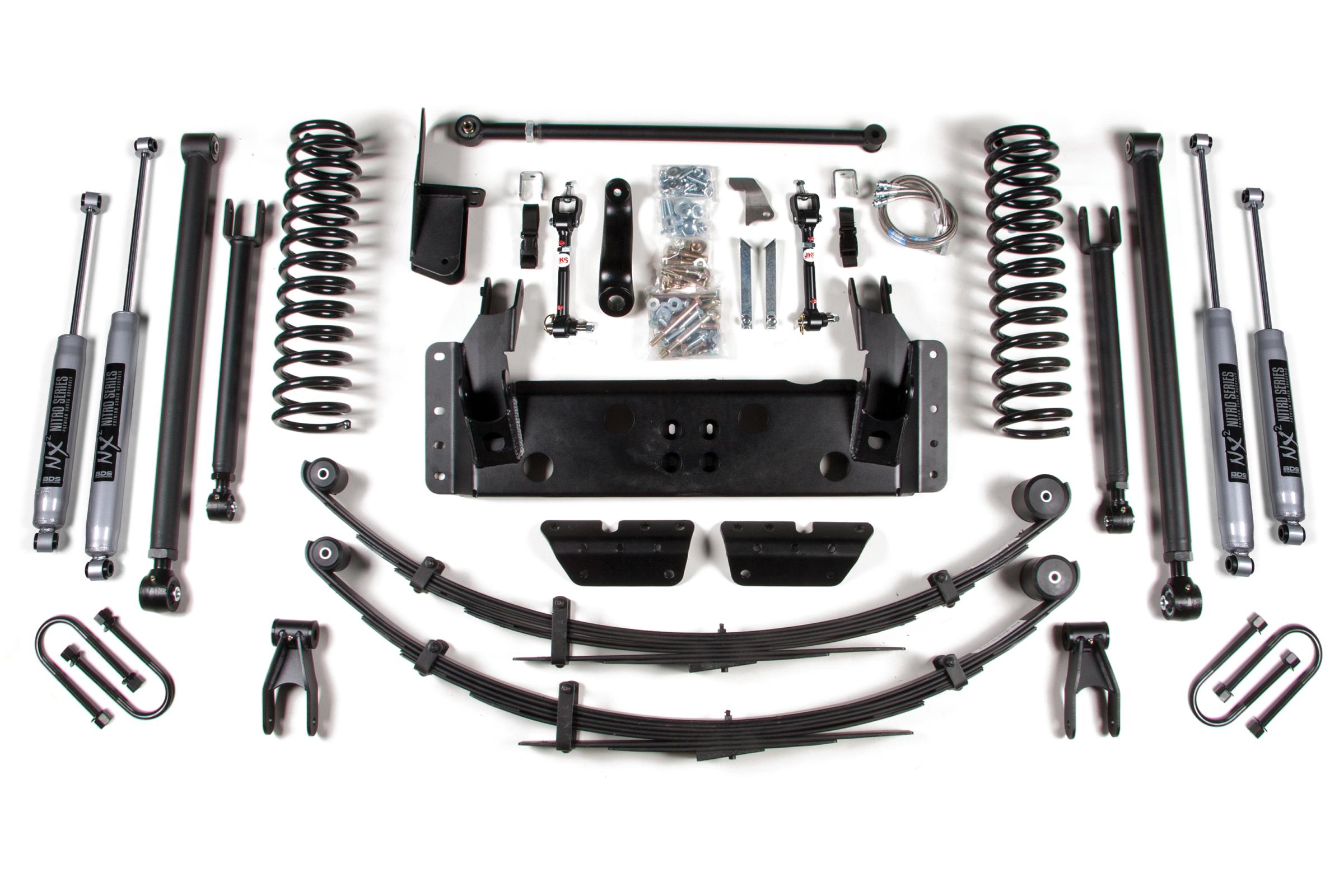 BDS Suspension BDS1442H - 8.5 Inch Lift Kit Long Arm Jeep Cherokee XJ 84-01 Dana 35 Axle With NX2 Shocks BDS Suspension BDS1442H - 8.5 Inch Lift Kit Long Arm Jeep Cherokee XJ 84-01 Dana 35 Axle With NX2 Shocks