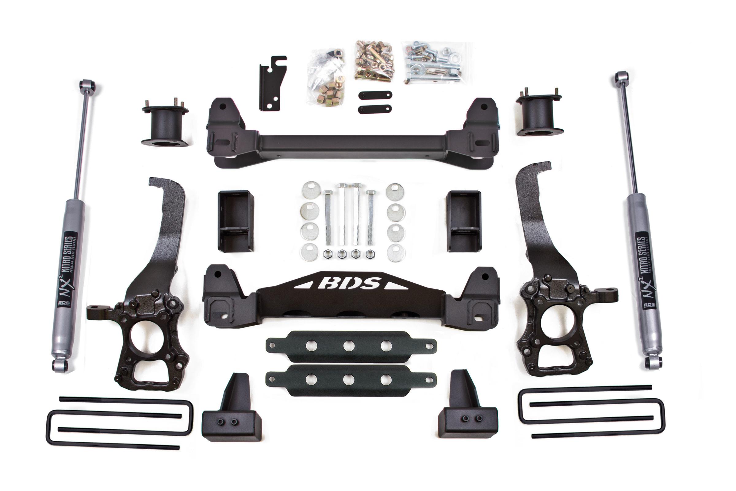 BDS Suspension BDS1504H - 4 Inch Lift Kit Ford F150 2014 2WD NX2 Nitro Shocks BDS Suspension BDS1504H - 4 Inch Lift Kit Ford F150 2014 2WD NX2 Nitro Shocks