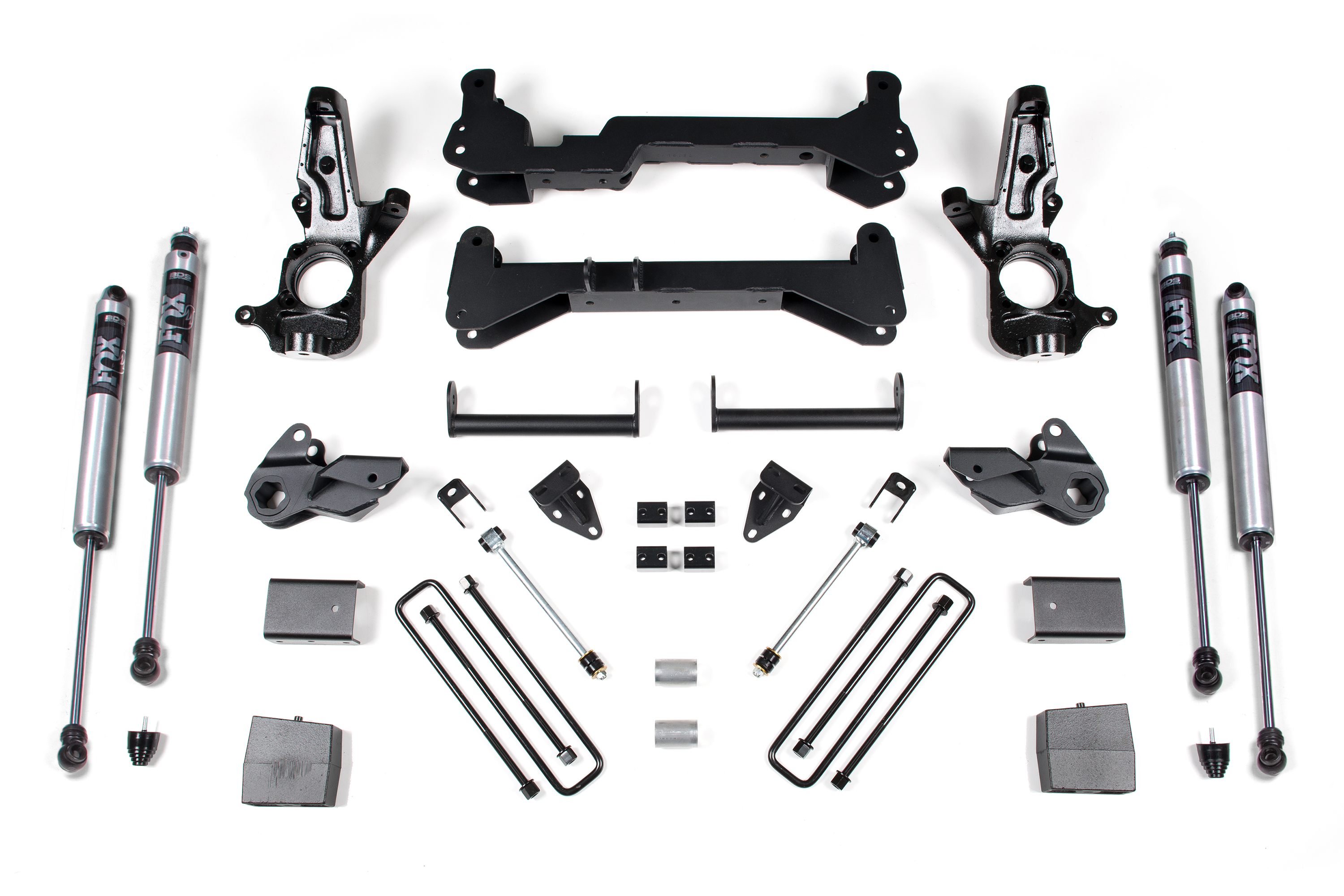 BDS Suspension BDS150FS - 7 Inch Lift Kit Silverado/Sierra 2500HD 01-10 2WD Carrier Below Crossmember W/Fox 2.0 Performance Shocks BDS Suspension BDS150FS - 7 Inch Lift Kit Silverado/Sierra 2500HD 01-10 2WD Carrier Below Crossmember W/Fox 2.0 Performance Shocks