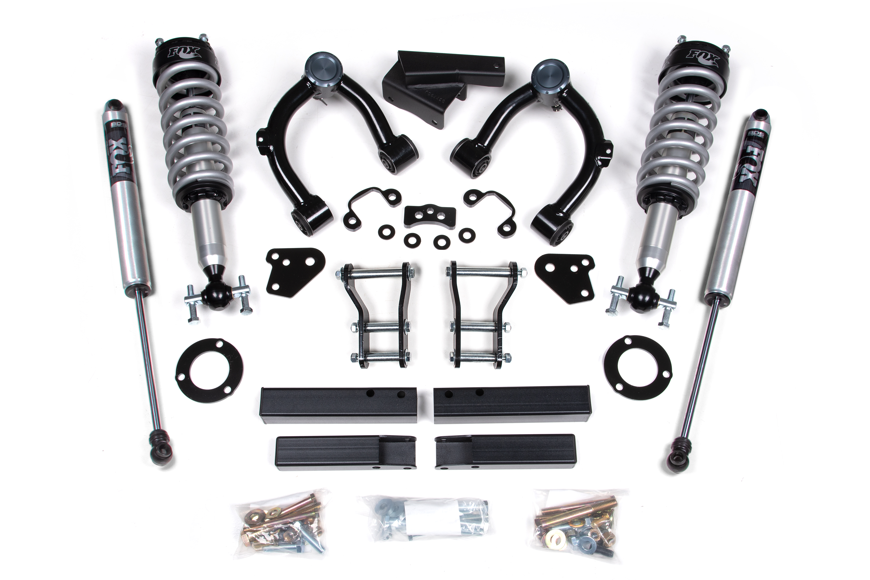 BDS Suspension BDS1545FSL - 3.5 Inch Lift Kit FOX 2.0 Coil-Over Ford Ranger 19-23 4WD Cast Aluminum Fox 2.0 Performance Shocks