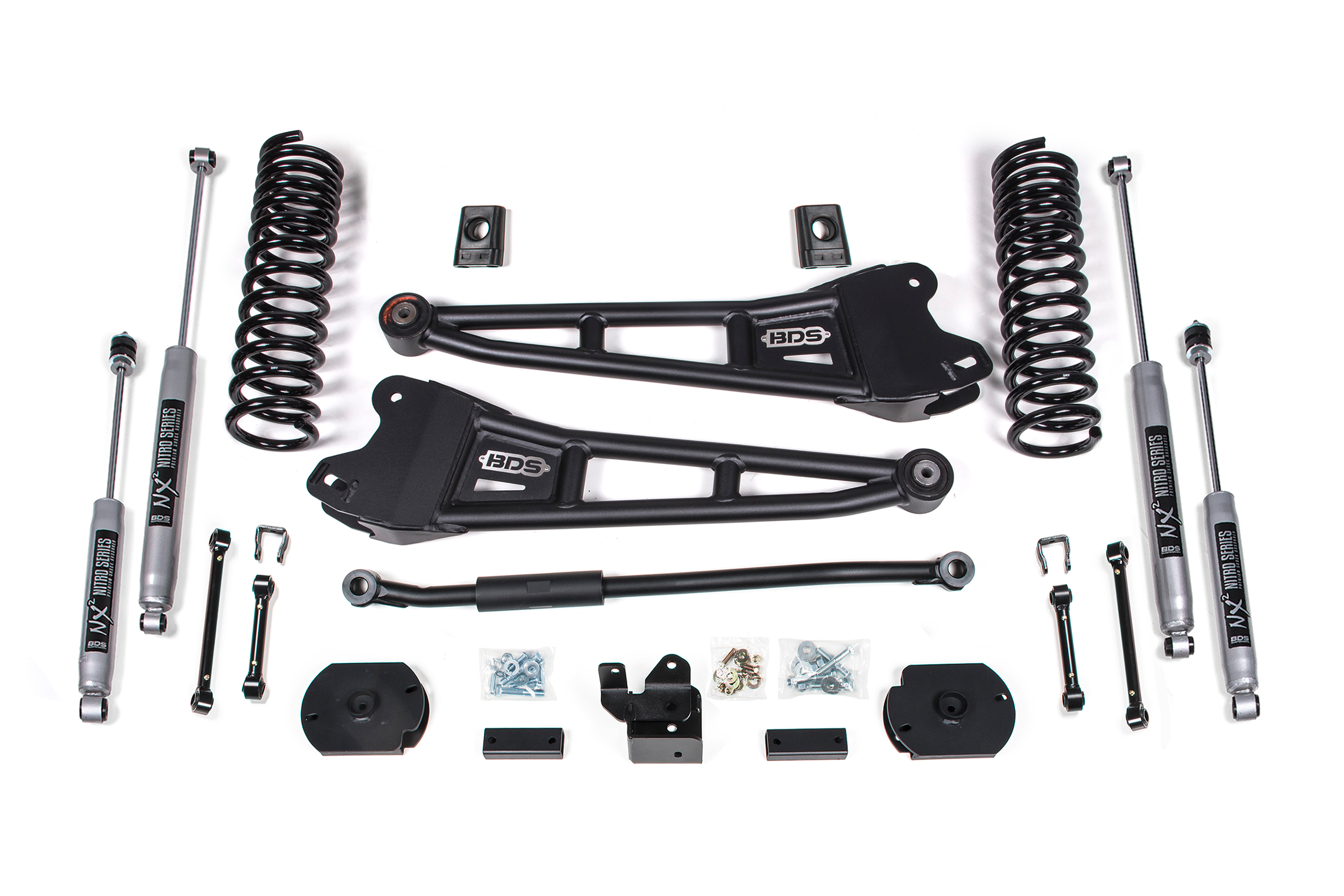 BDS Suspension BDS1653H - 3 Inch Lift Kit w/ Radius Arm Ram 2500 19-24 4WD Diesel NX2 Nitro Shocks BDS Suspension BDS1653H - 3 Inch Lift Kit w/ Radius Arm Ram 2500 19-24 4WD Diesel NX2 Nitro Shocks