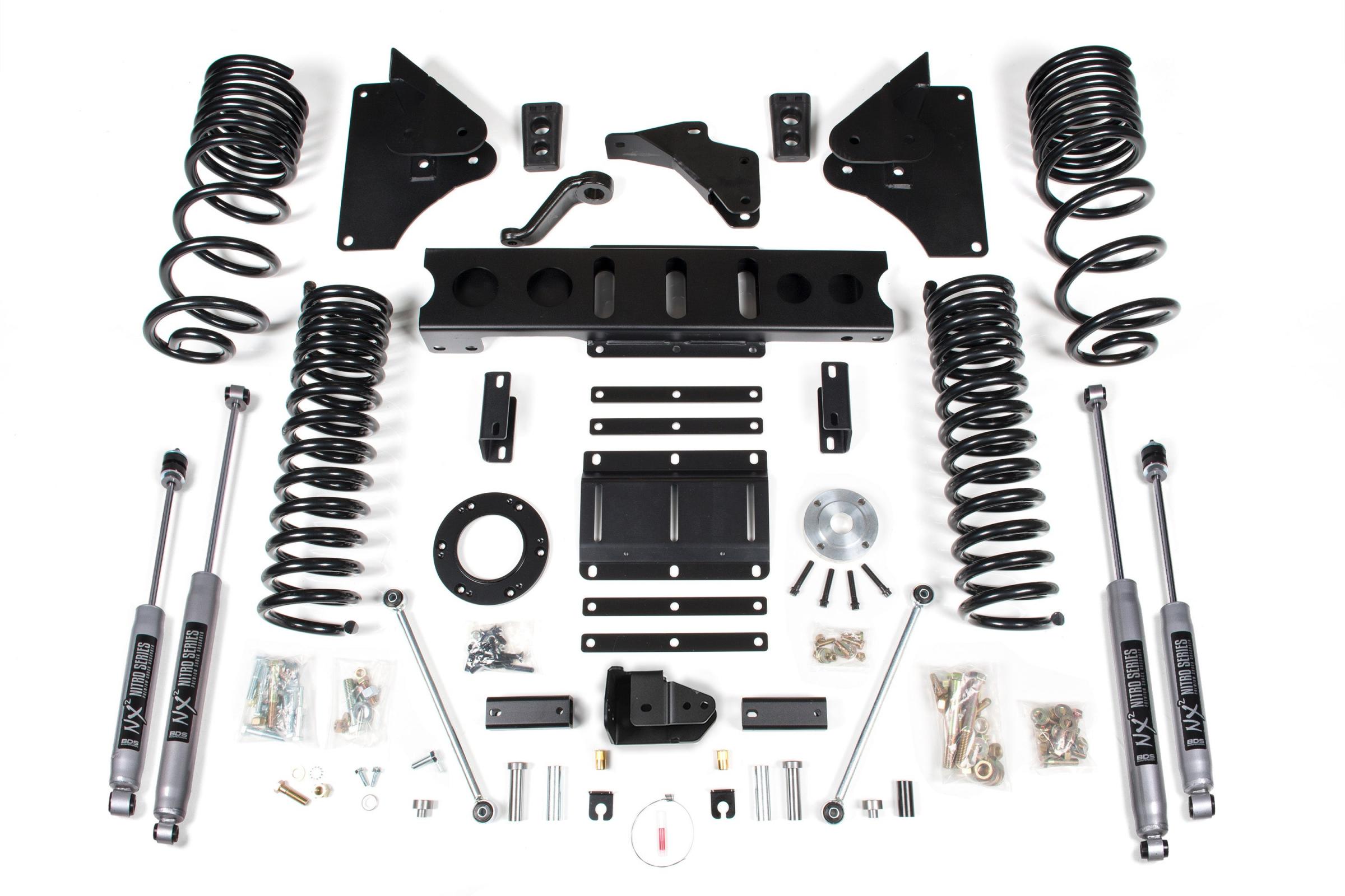 BDS Suspension BDS1605H - 5.5 Inch Lift Kit Ram 2500 14-18 4WD Gas NX2 Nitro Shocks