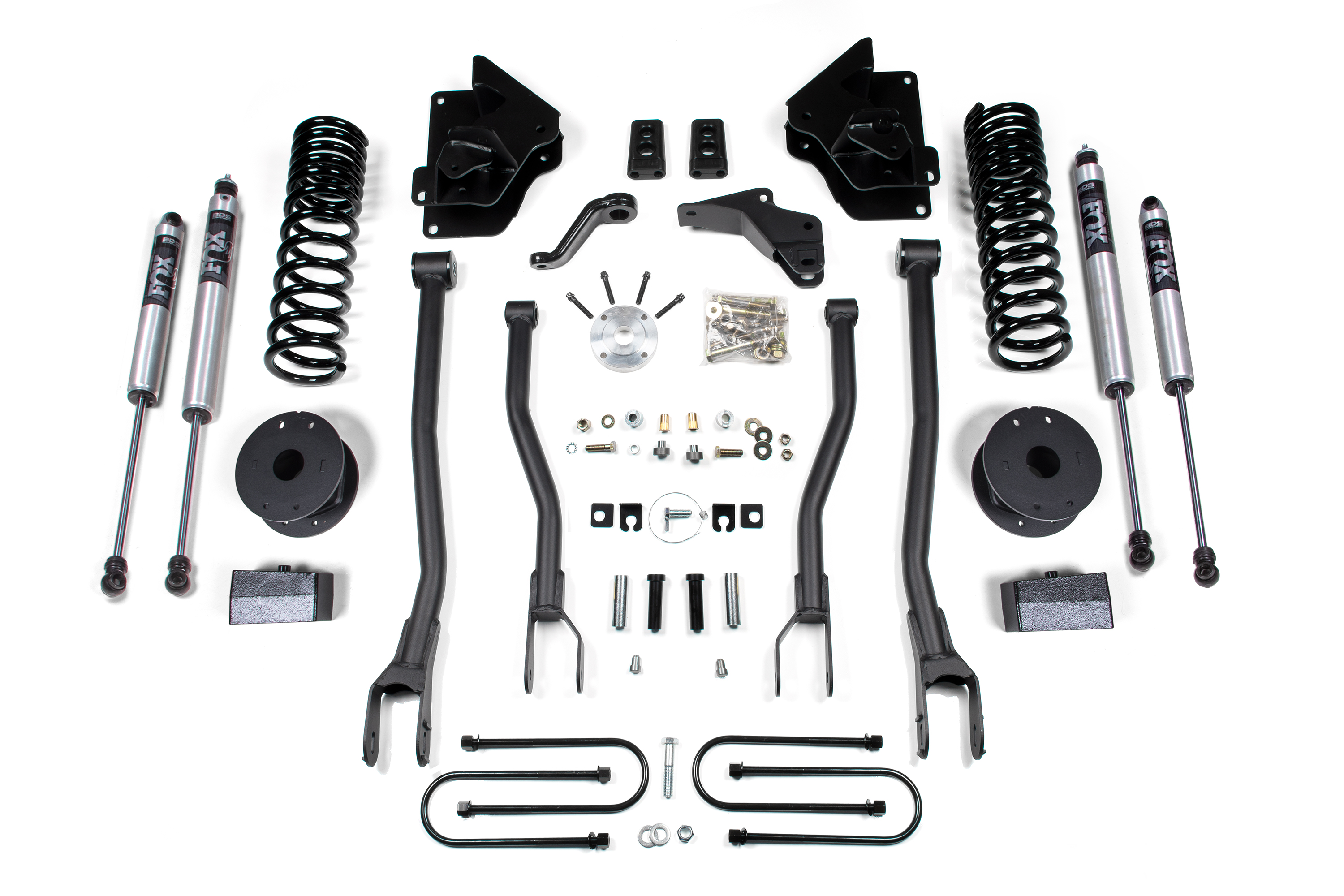 BDS Suspension BDS1644FS - 4 Inch Lift Kit w/ 4-Link Ram 3500 w/ Rear Air Ride 13-18 4WD Diesel Fox 2.0 Performance Shocks BDS Suspension BDS1644FS - 4 Inch Lift Kit w/ 4-Link Ram 3500 w/ Rear Air Ride 13-18 4WD Diesel Fox 2.0 Performance Shocks