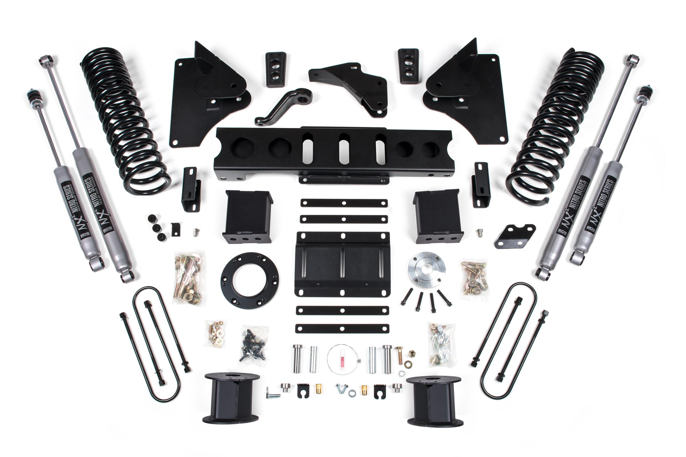 BDS Suspension BDS1651H - 5.5 Inch Lift Kit Ram 3500 w/ Rear Air Ride 13-18 4WD Gas NX2 Nitro Shocks BDS Suspension BDS1651H - 5.5 Inch Lift Kit Ram 3500 w/ Rear Air Ride 13-18 4WD Gas NX2 Nitro Shocks