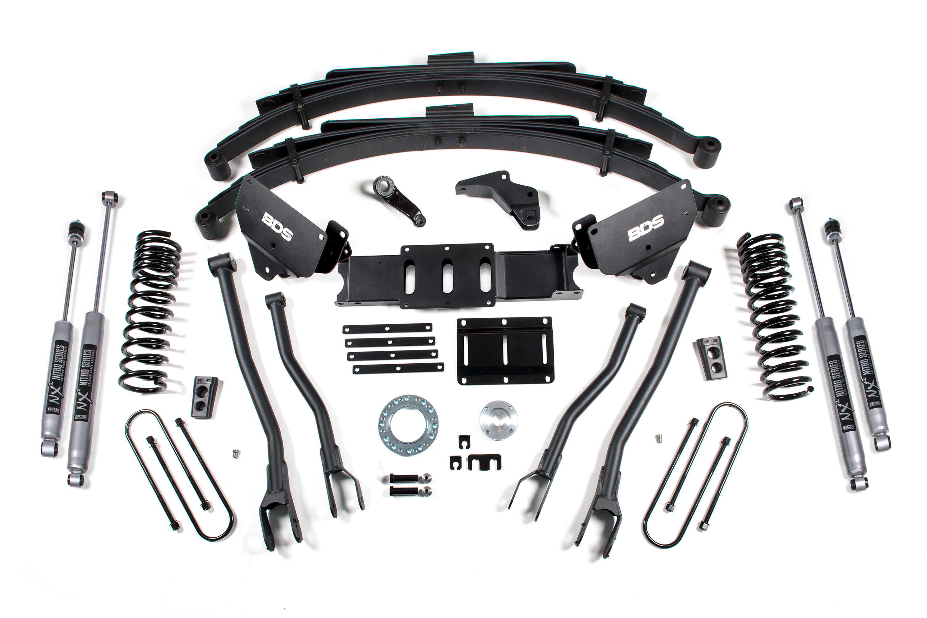 BDS Suspension BDS1618H - 6 Inch Lift Kit w/ 4-Link Ram 3500 13-18 4WD Diesel Leaf Springs NX2 Nitro Shocks 6 Bolt Indexing Ring BDS Suspension BDS1618H - 6 Inch Lift Kit w/ 4-Link Ram 3500 13-18 4WD Diesel Leaf Springs NX2 Nitro Shocks 6 Bolt Indexing Ring