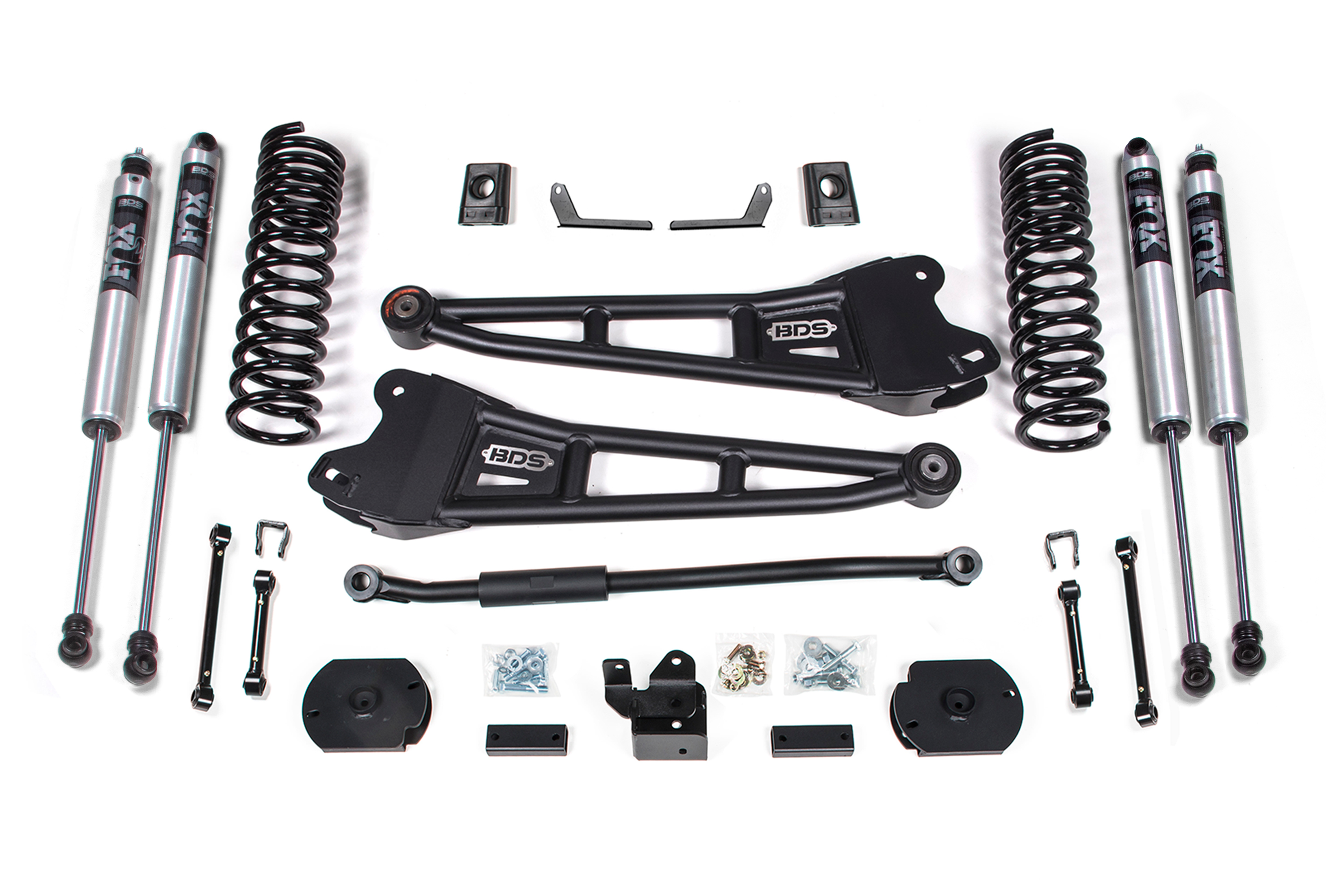 BDS Suspension BDS1712FS - 3 Inch Lift Kit Ram 2500 w/ Rear Air Ride 14-18 4WD Diesel Fox 2.0 Performance Shocks