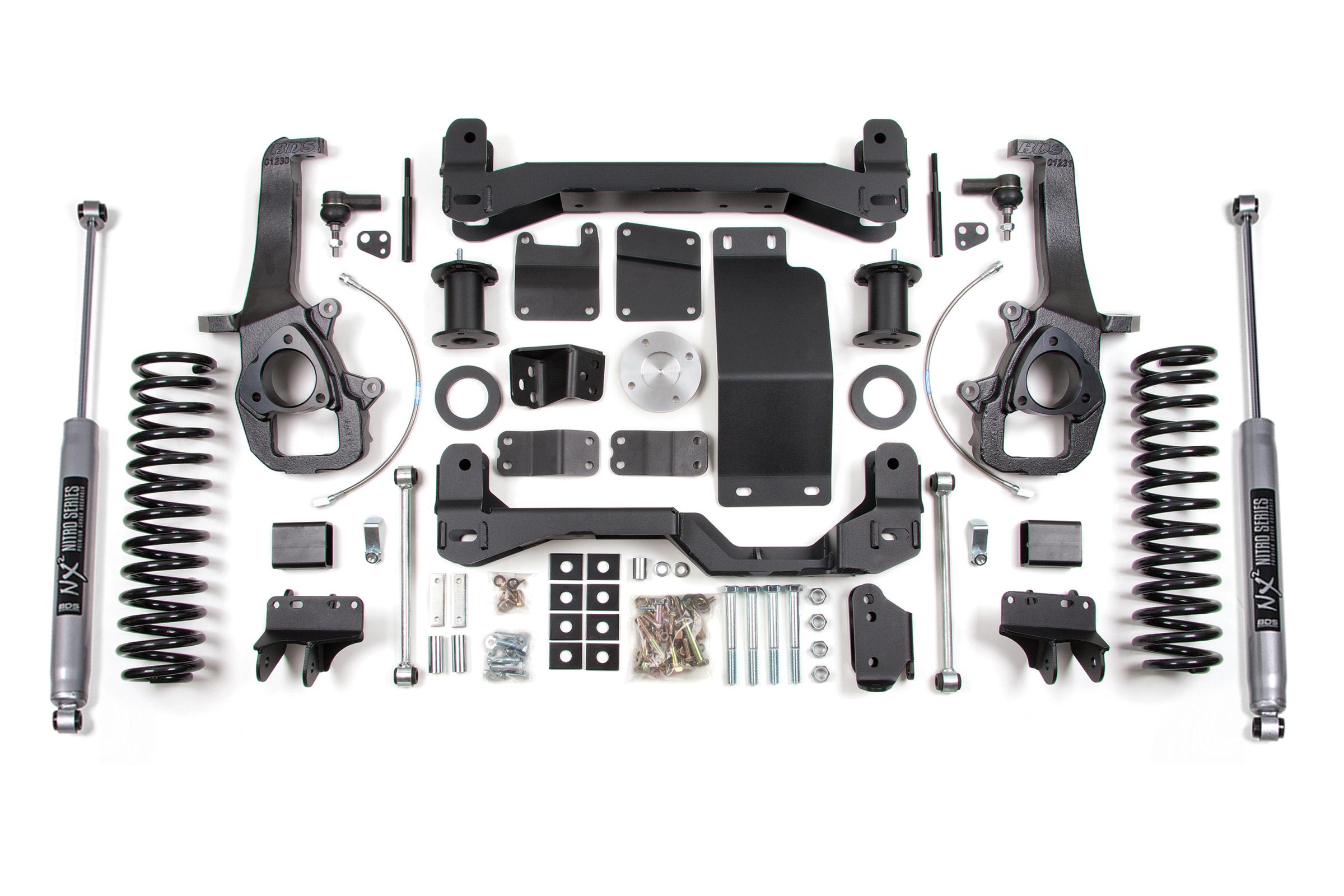 BDS Suspension BDS1753H - 6 Inch Lift Kit Dodge Ram 1500 2012 4WD 5 Inch Coil Springs NX2 Nitro BDS Suspension BDS1753H - 6 Inch Lift Kit Dodge Ram 1500 2012 4WD 5 Inch Coil Springs NX2 Nitro