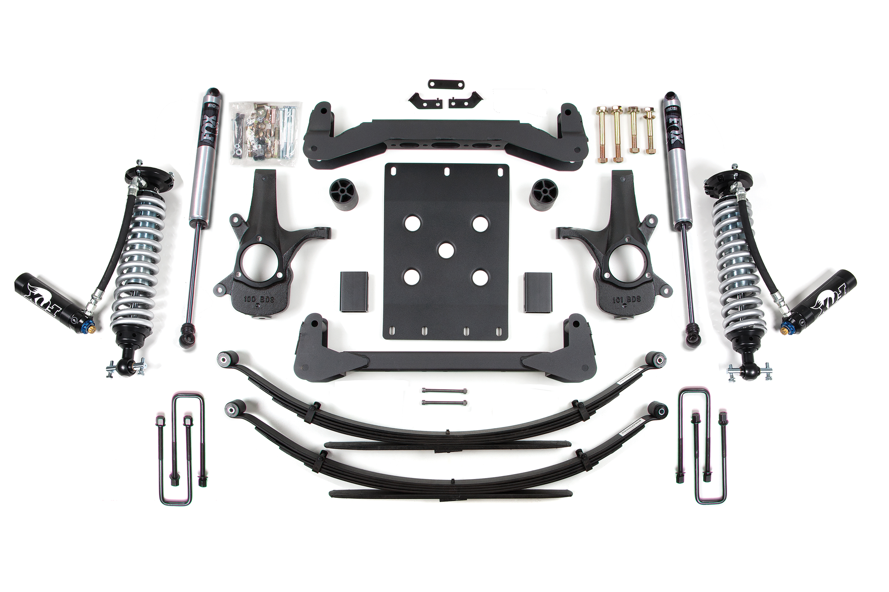 BDS Suspension BDS175FDSC - 6 Inch Lift Kit - FOX 2.5 Coil-Over - Chevy Silverado or GMC Sierra 1500 (07-13) 2WD BDS Suspension BDS175FDSC - 6 Inch Lift Kit - FOX 2.5 Coil-Over - Chevy Silverado or GMC Sierra 1500 (07-13) 2WD