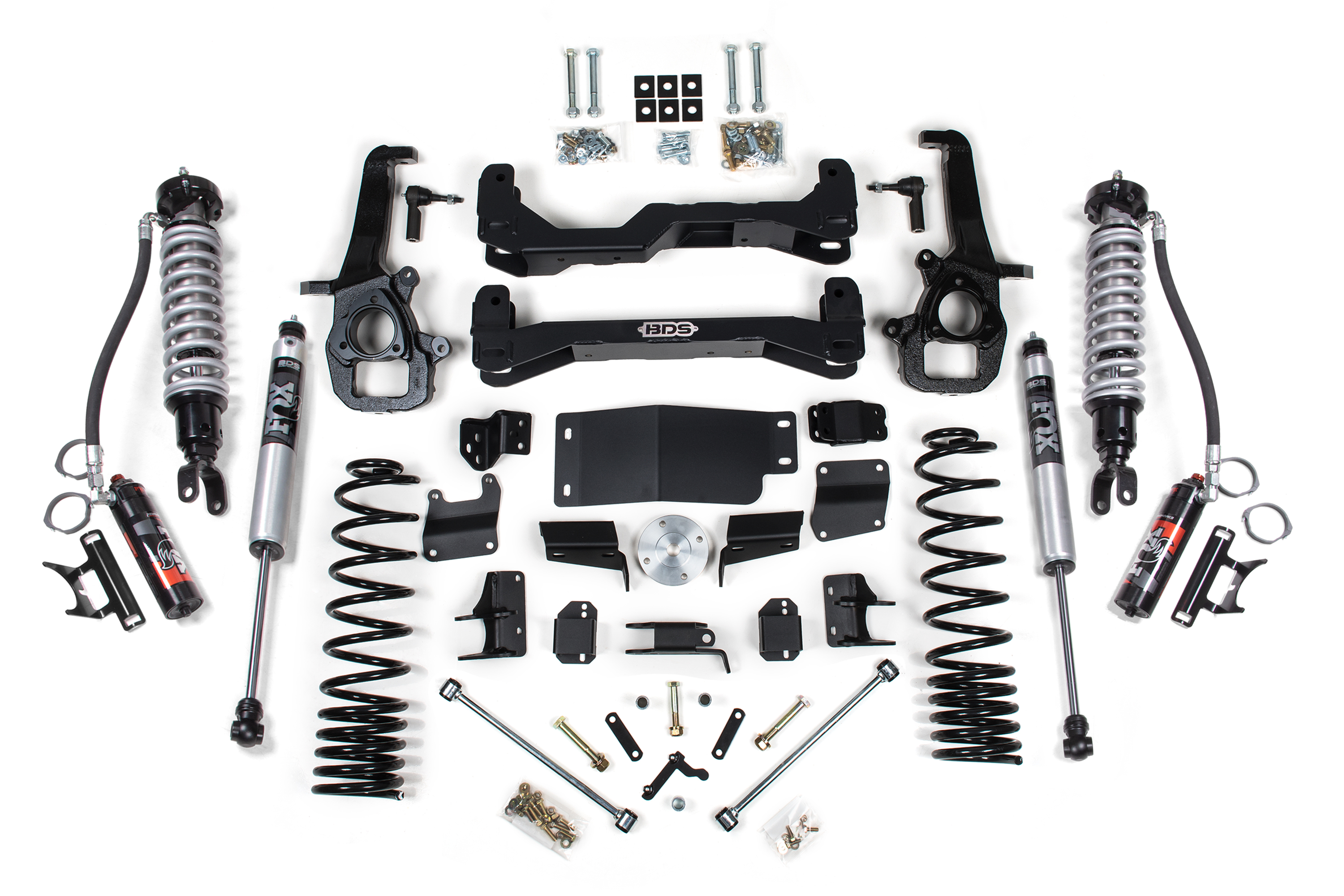 BDS Suspension BDS1796FPE - 4 Inch Lift Kit FOX 2.5 Performance Elite Coil-Over Ram 1500 19-24 4WD Large Bore BDS Suspension BDS1796FPE - 4 Inch Lift Kit FOX 2.5 Performance Elite Coil-Over Ram 1500 19-24 4WD Large Bore