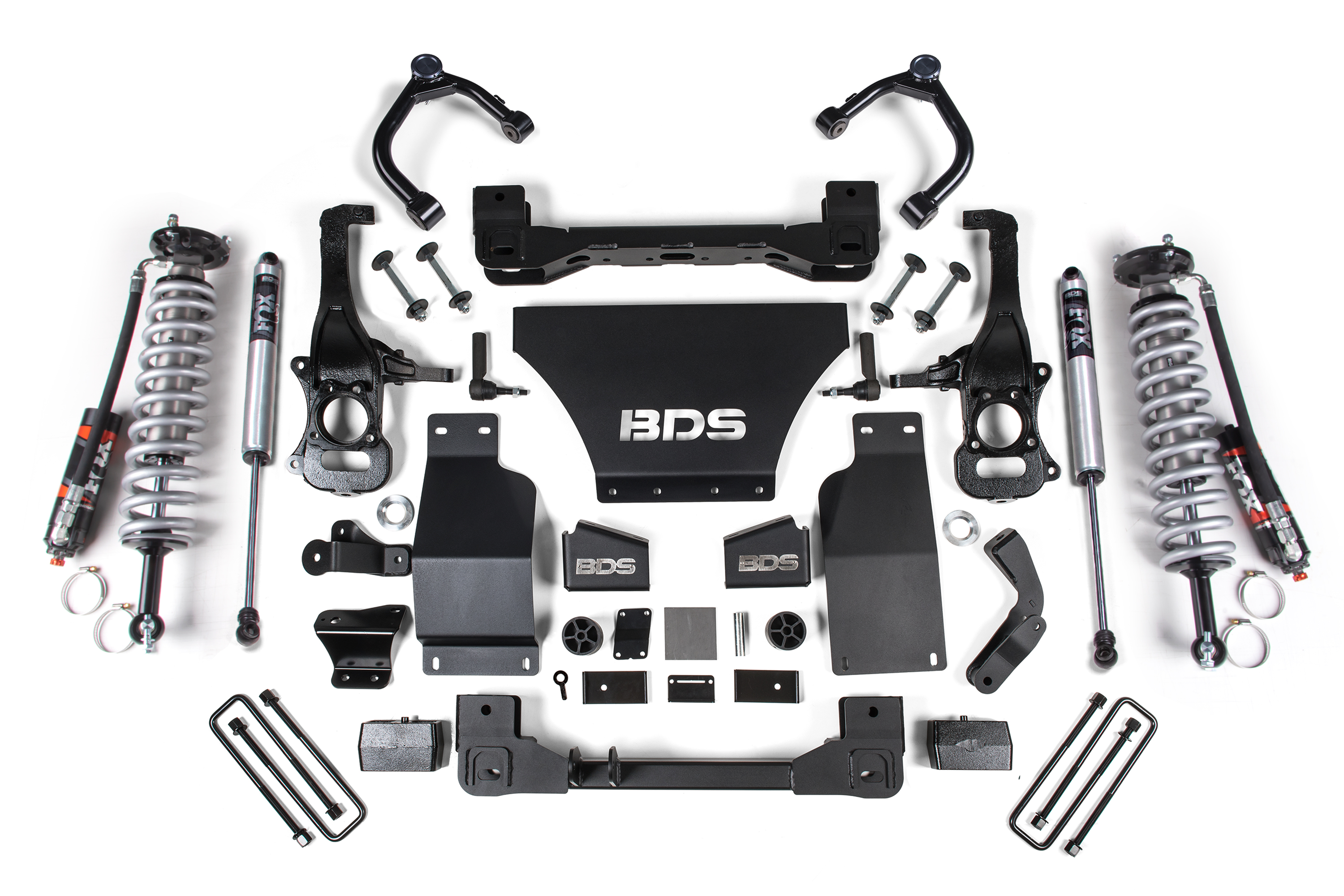 BDS Suspension BDS1800FPE - 4 Inch Lift Kit FOX 2.5 Performance Elite Coil-Over Silverado/Sierra 1500 19-24 4WD Gas Fox 2.0 Performance Shocks BDS Suspension BDS1800FPE - 4 Inch Lift Kit FOX 2.5 Performance Elite Coil-Over Silverado/Sierra 1500 19-24 4WD Gas Fox 2.0 Performance Shocks