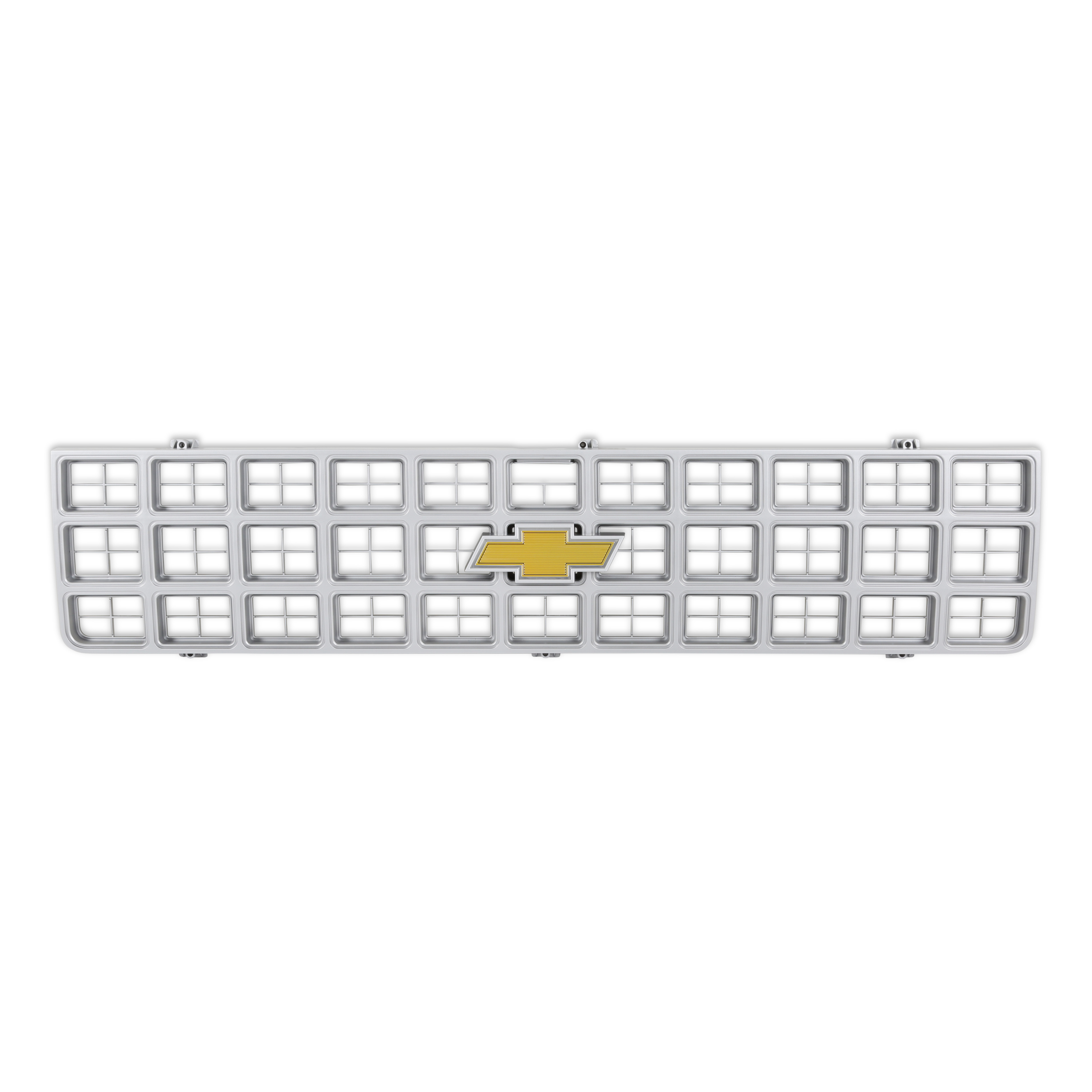 Brothers Trucks 04-172 - C/K Chevy Grille - w/ Bowtie - Argent Grey