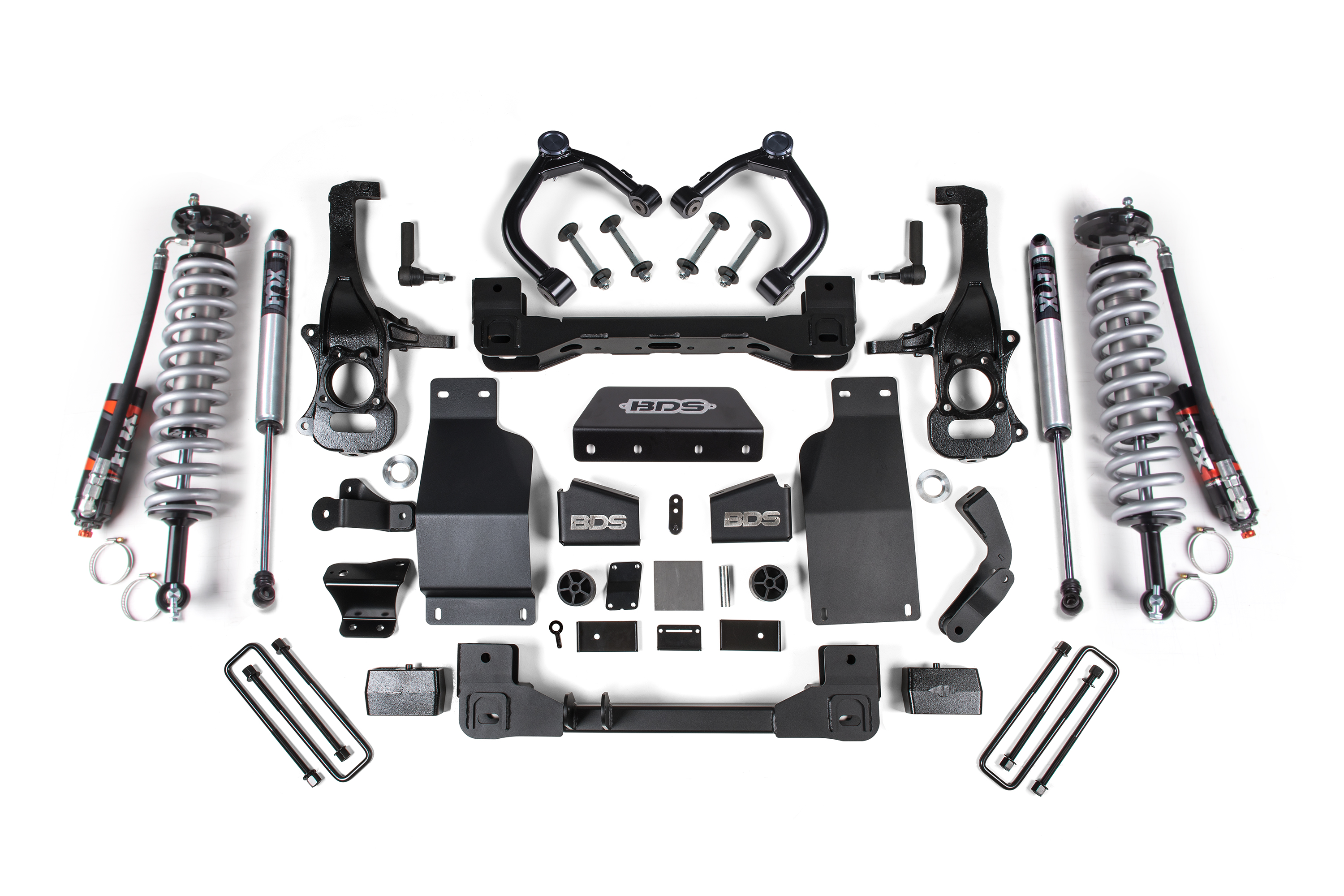 BDS Suspension BDS1803FDSC - 6 Inch Lift Kit - FOX 2.5 Coil-Over - Chevy Silverado or GMC Sierra 1500 (20-24) 4WD - Diesel